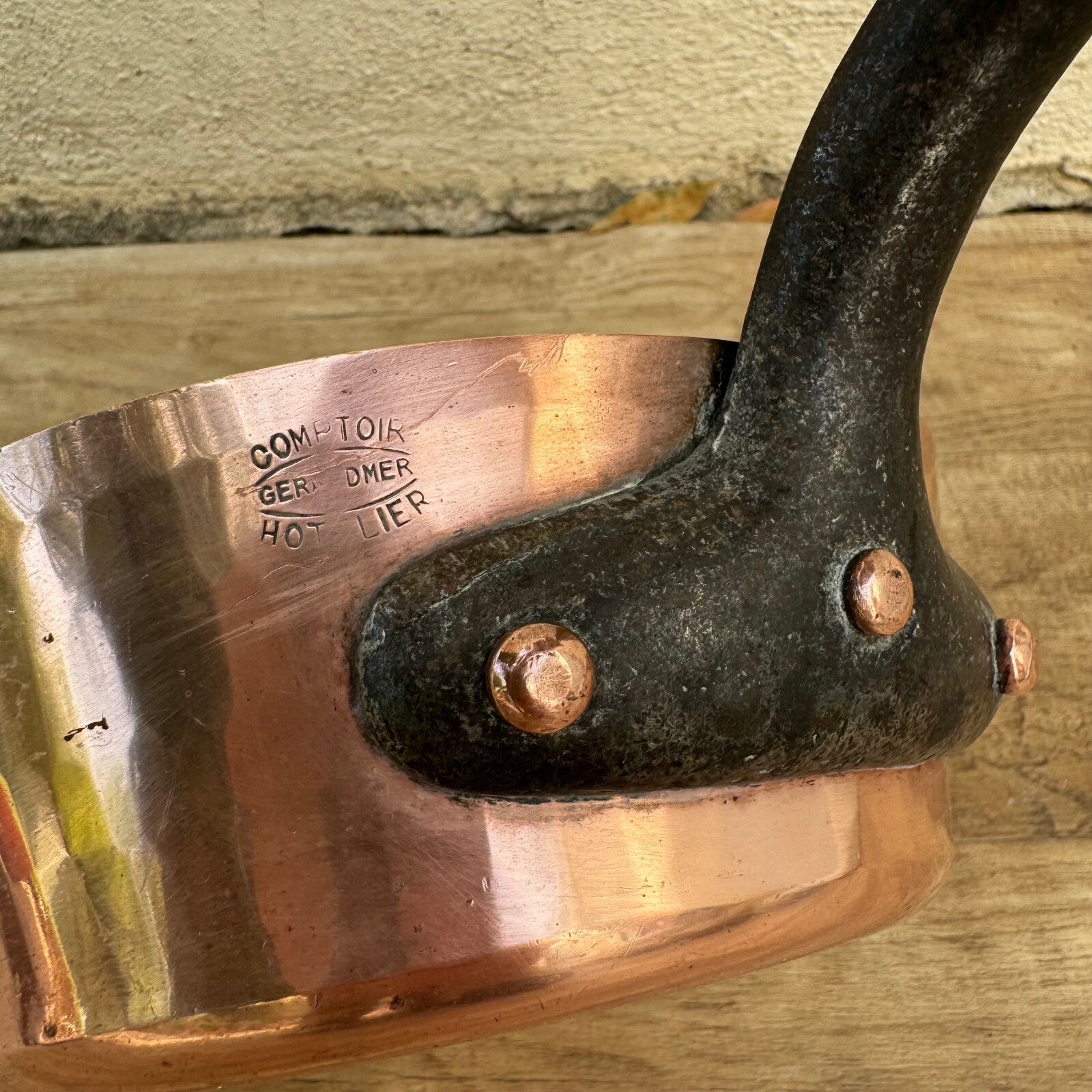 French Copper Saucepan Gerardmer Hotelier Vintage Professional Pan 29082412 Unbranded