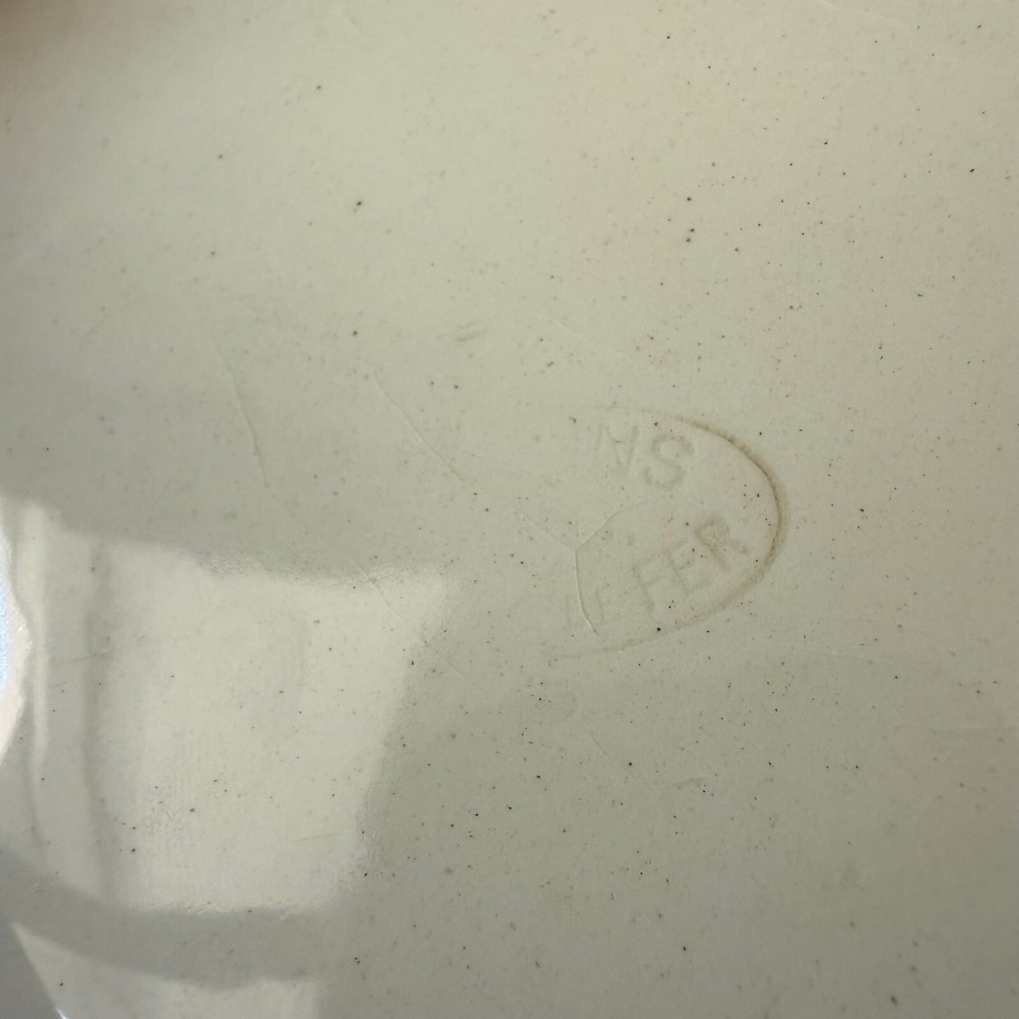 French Porcelain Small Tray Plate Louis XVI Salins ironstone 05052513