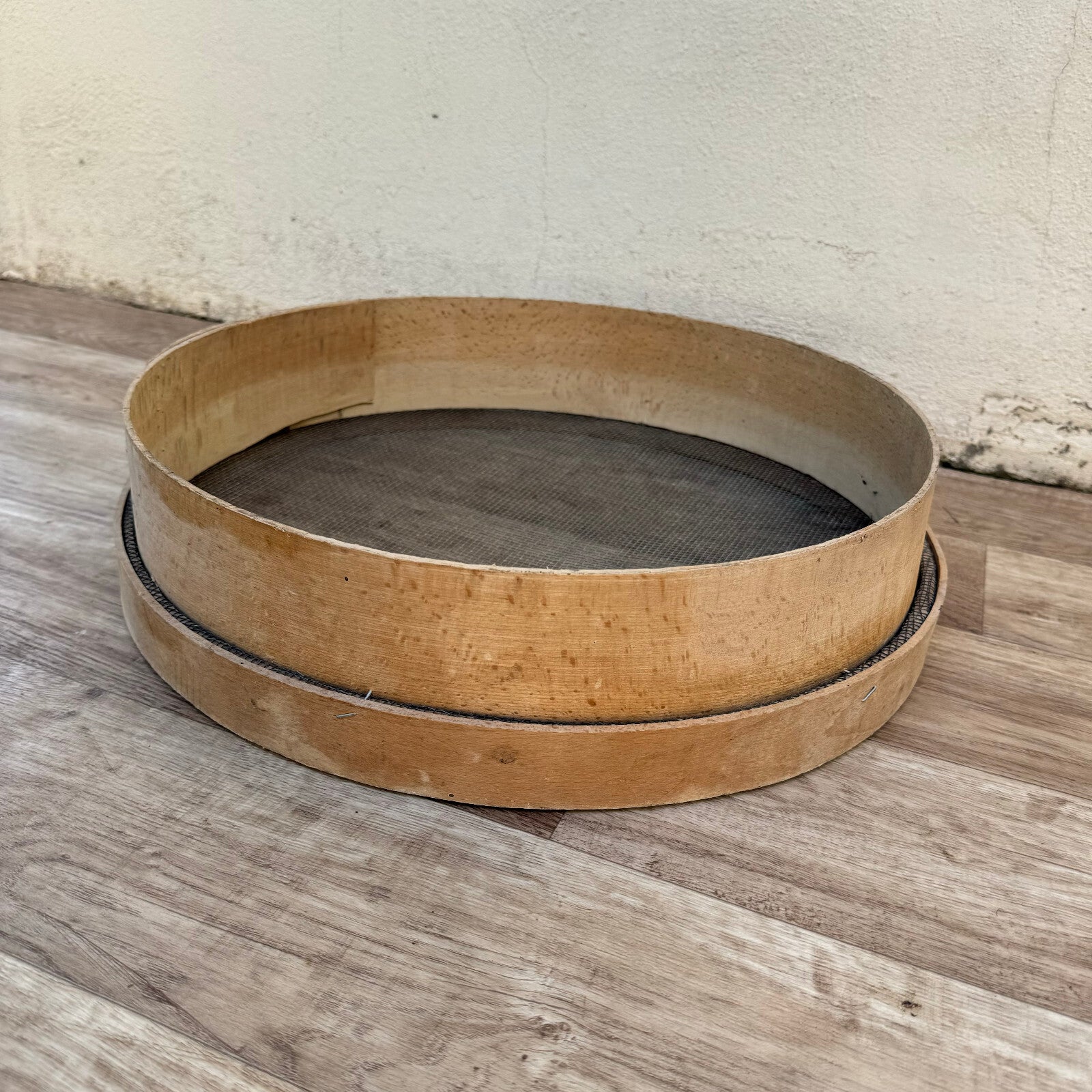 French Wooden Sieve Flour Primitive Sifter Vintage Kitchen Tool 19062412 Unbranded