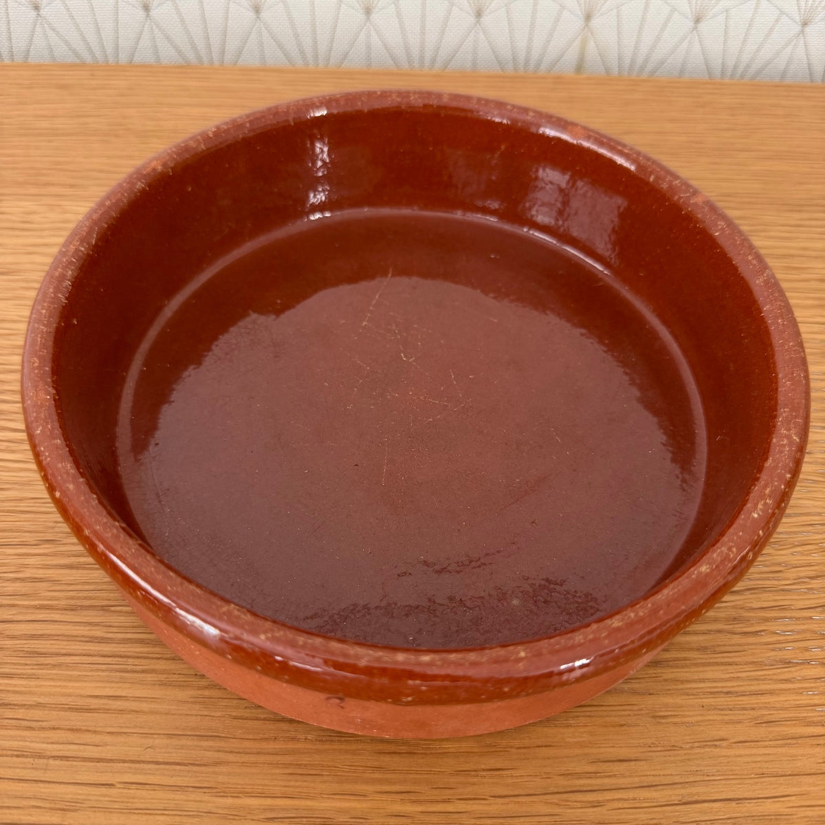 French Terracotta Tian Bowl Provence Vintage Pottery 04092620