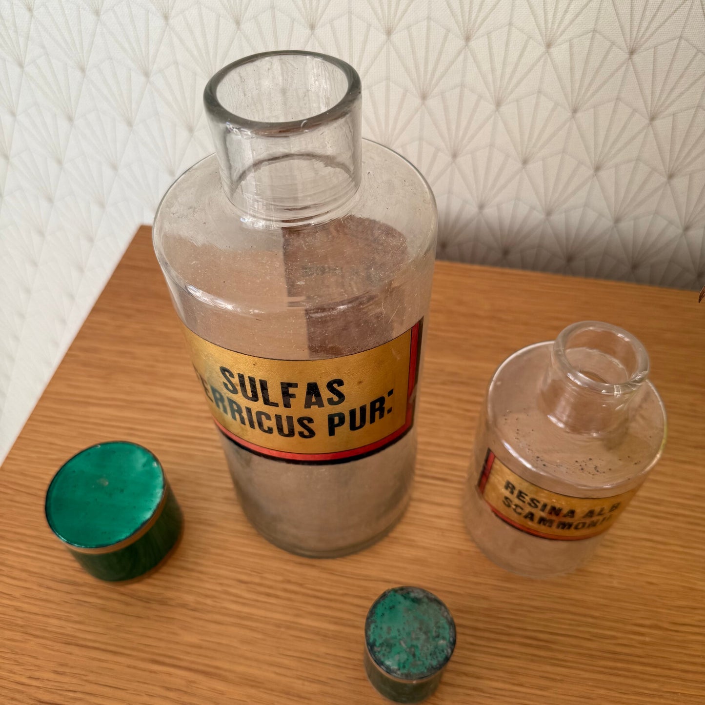 French Apothecary Jars Clear Glass Pharmacy Medicine Bottles 2001252 Fleamarketfrance