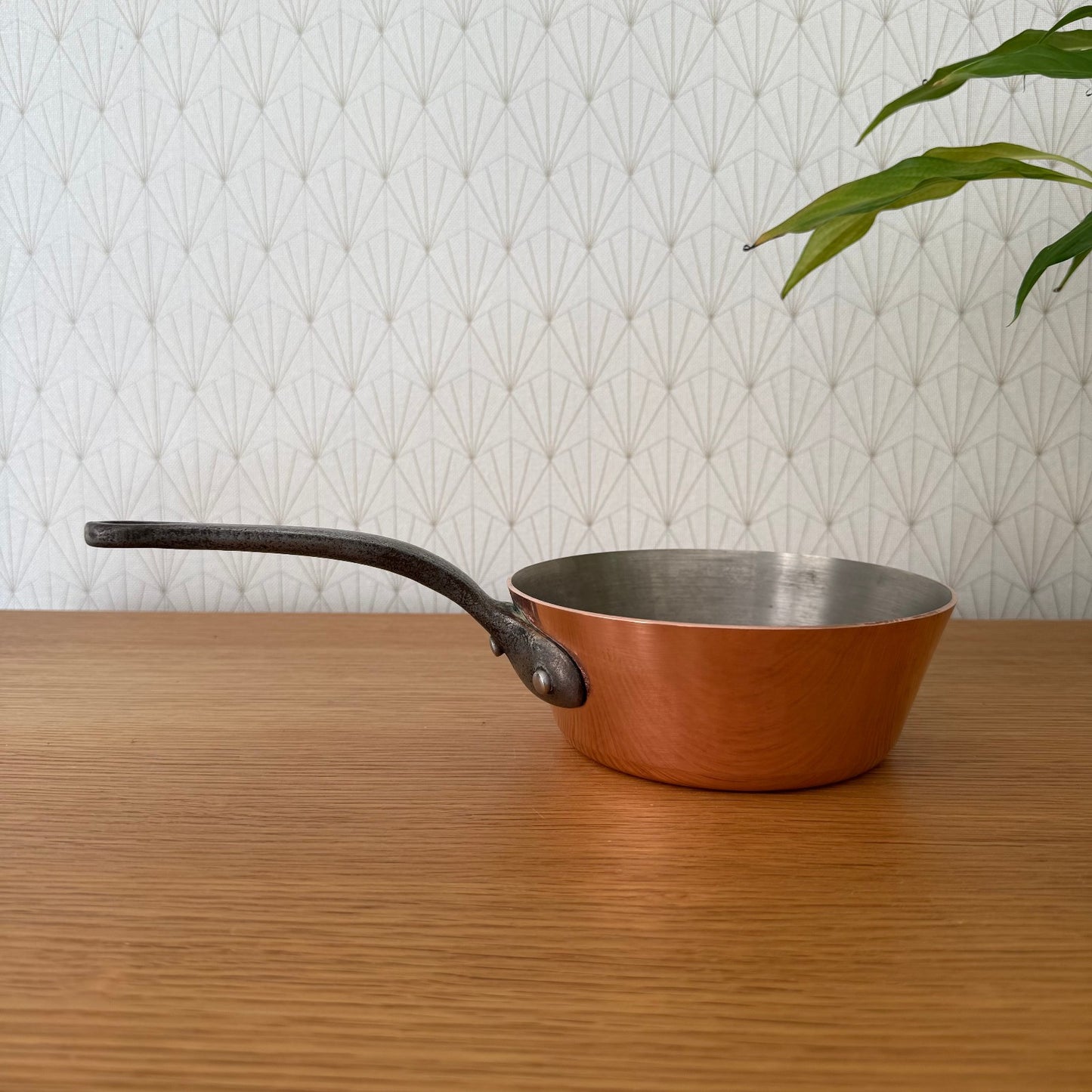 French Copper Saucepan Windsor Villedieu Cast Iron Handle Vintage 3008253 jacquotot