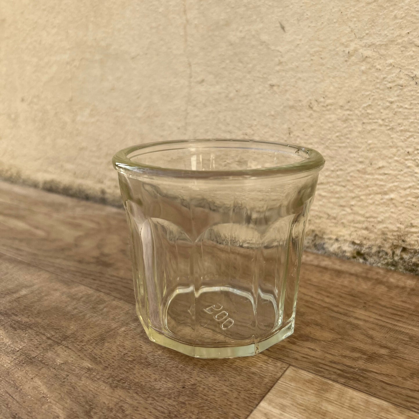 French Glass Jam Jar Vintage Faceted Preserves Pot 500ml France 0502225 Fleamarketfrance