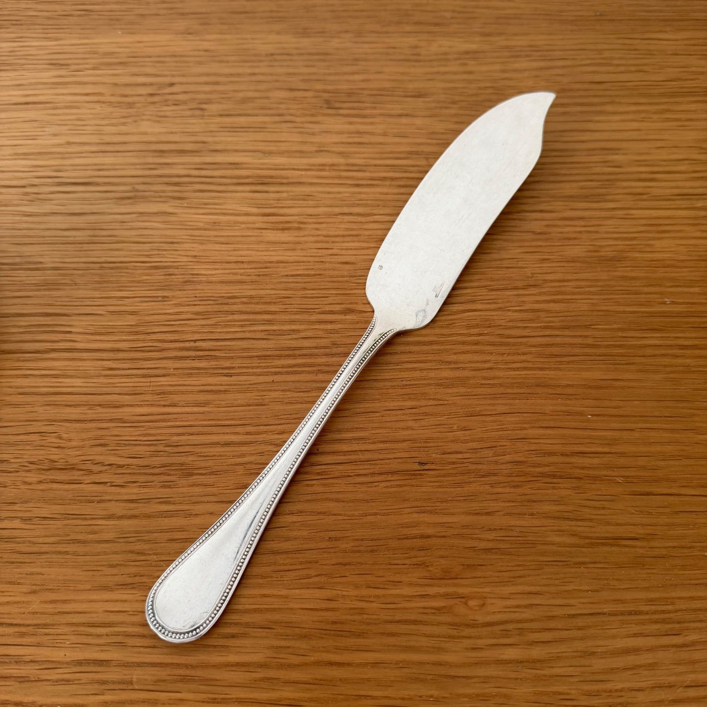 CHRISTOFLE France Pearl Silver-Plated Fish Knife Vintage 2607265 Christofle