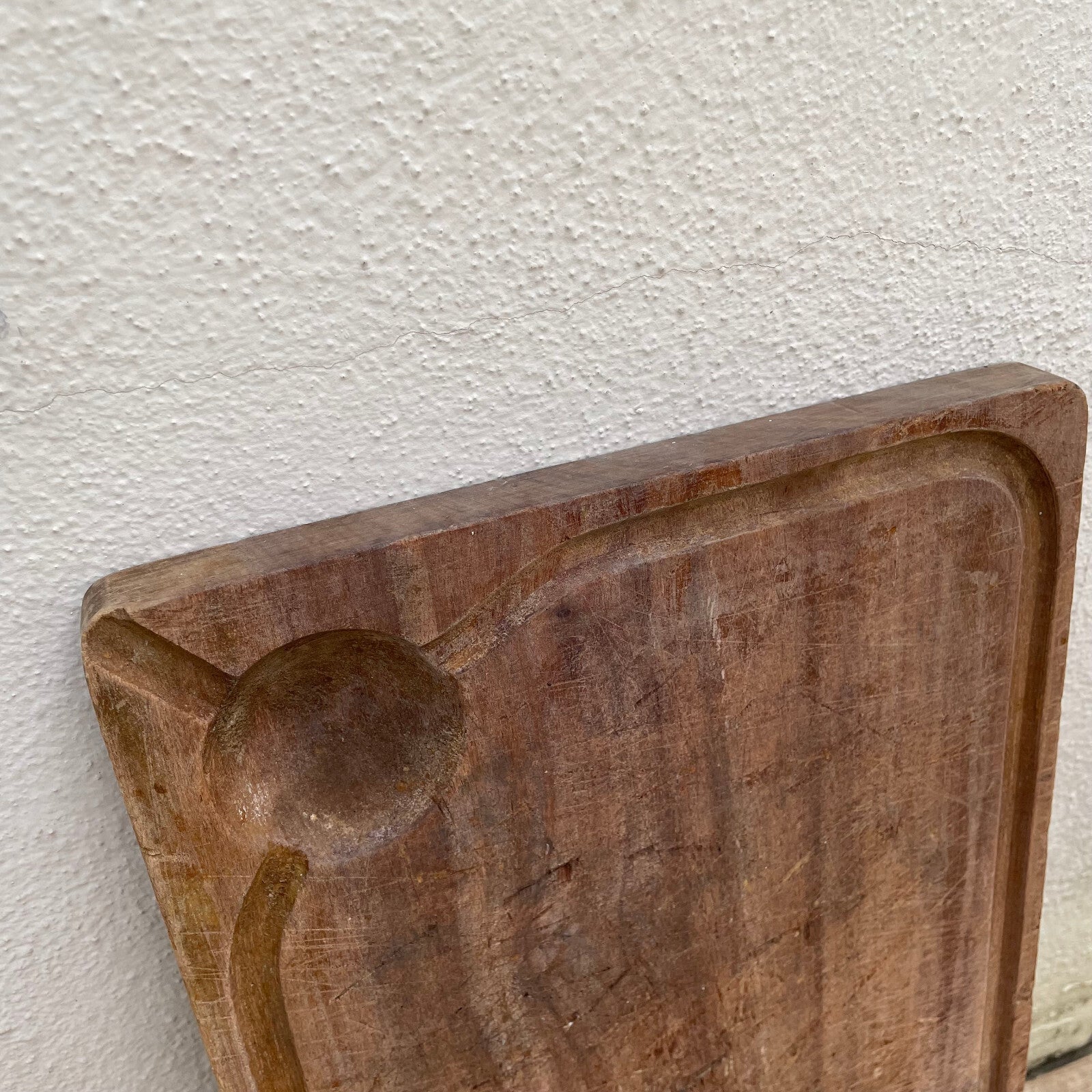 Vintage French Cutting Board Wood Bread Chopping Block Kitchen 1803257 Unbranded