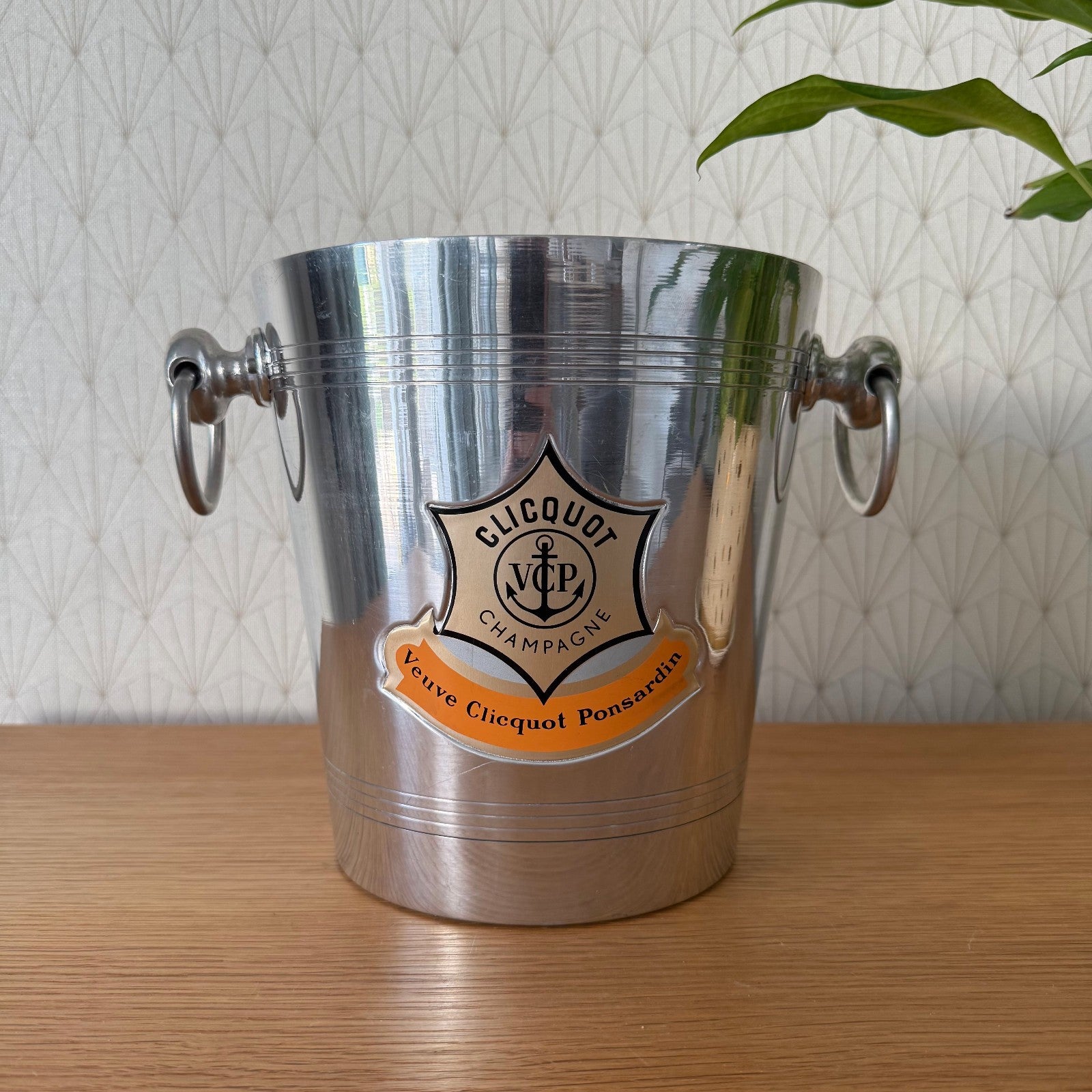 Vintage French Champagne Ice Bucket Cooler Made France VEUVE CLICQUOT 0912253 Fleamarketfrance