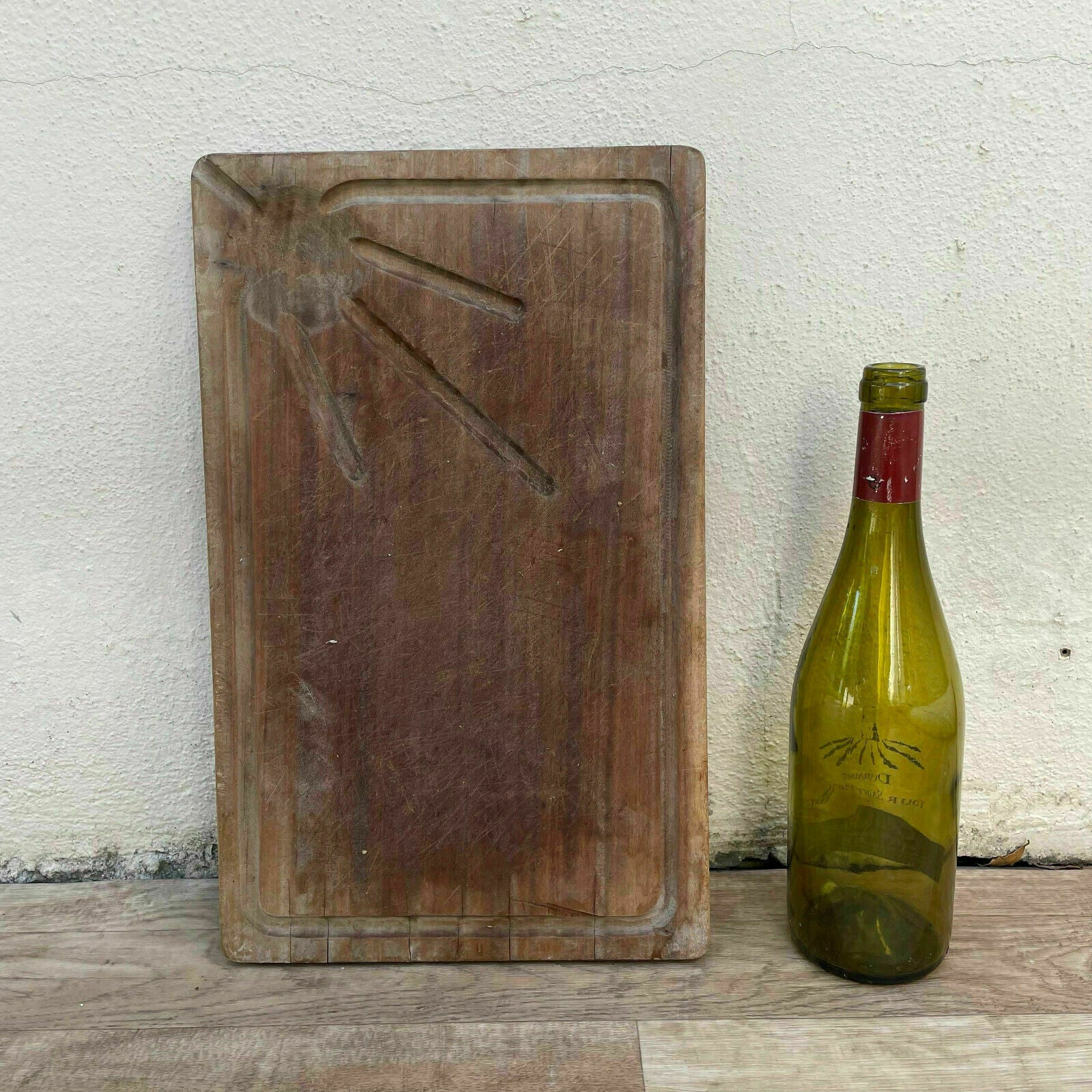 ANTIQUE VINTAGE FRENCH BREAD OR CHOPPING CUTTING BOARD WOOD 17082118 Unbranded