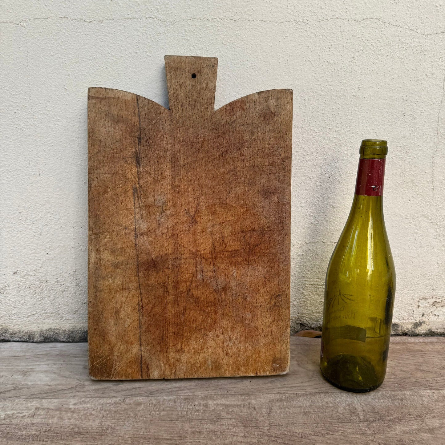 VINTAGE FRENCH BREAD OR CHOPPING CUTTING BOARD WOOD 3008248 - Fleamarketfrance