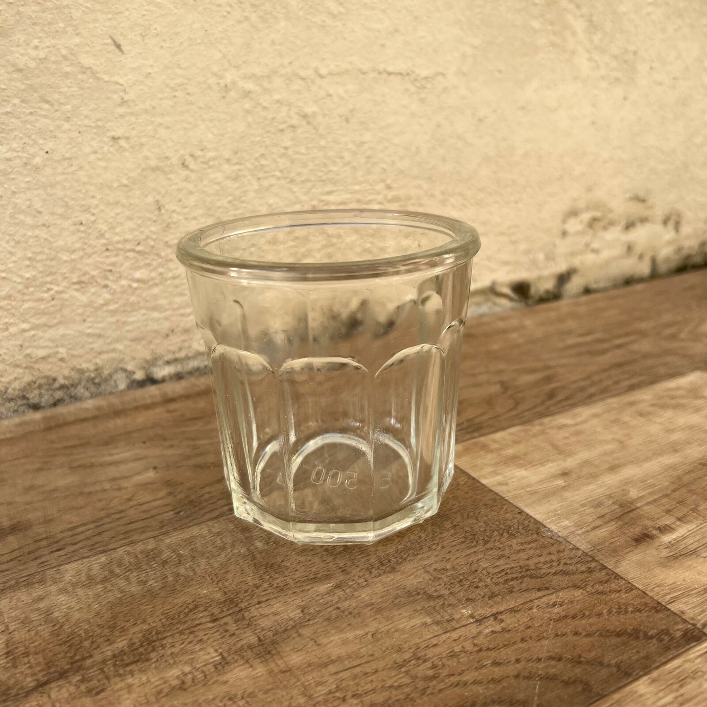 Vintage French Jam Jar Faceted Glass Kitchen Storage Pot 500g 0502227 Fleamarketfrance