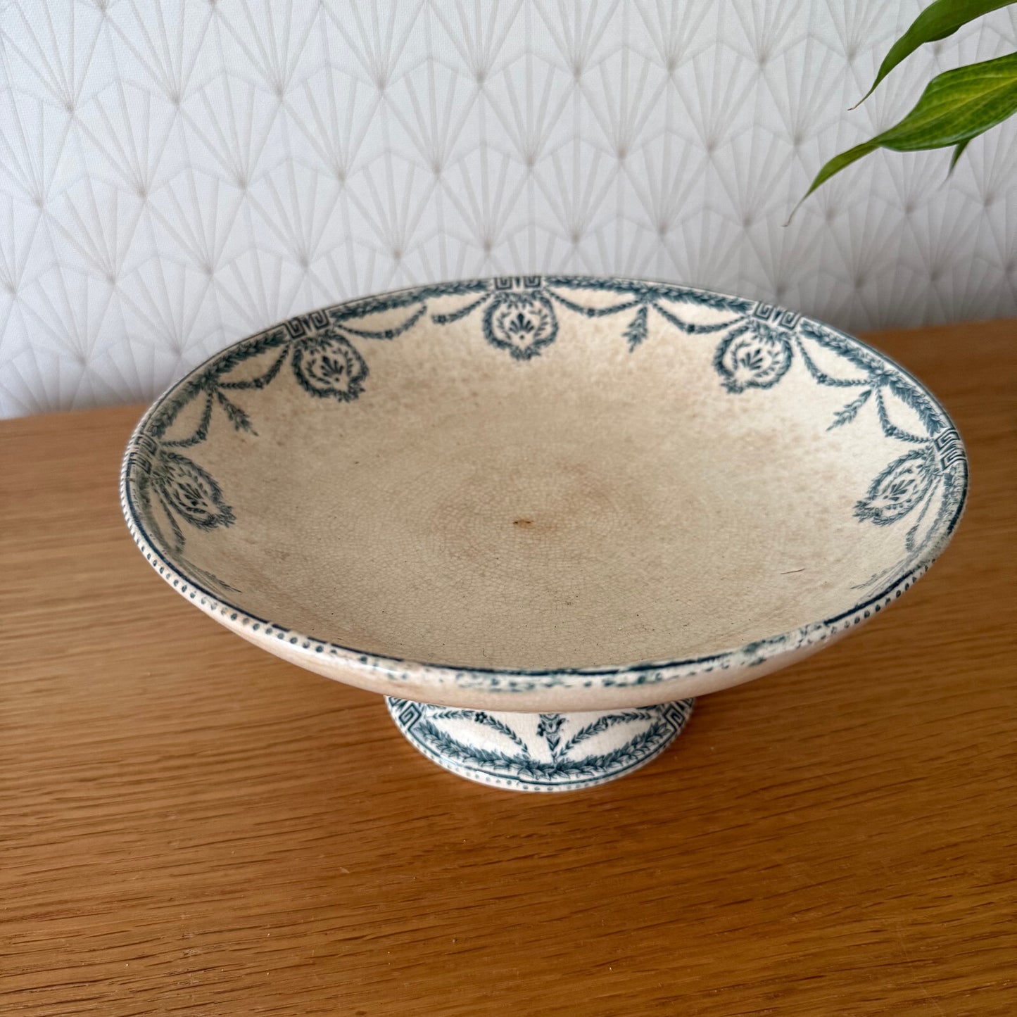 French fruits bowl compotier pedestal 1804254