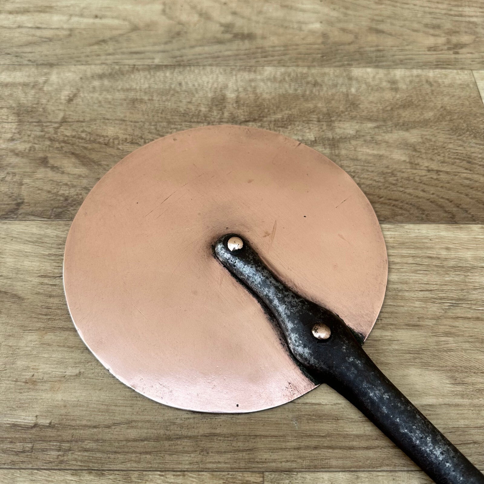 Vintage French Copper Lid Cast Iron Handle 6.75" Cookware Pan Cover 16122310 Cuisine