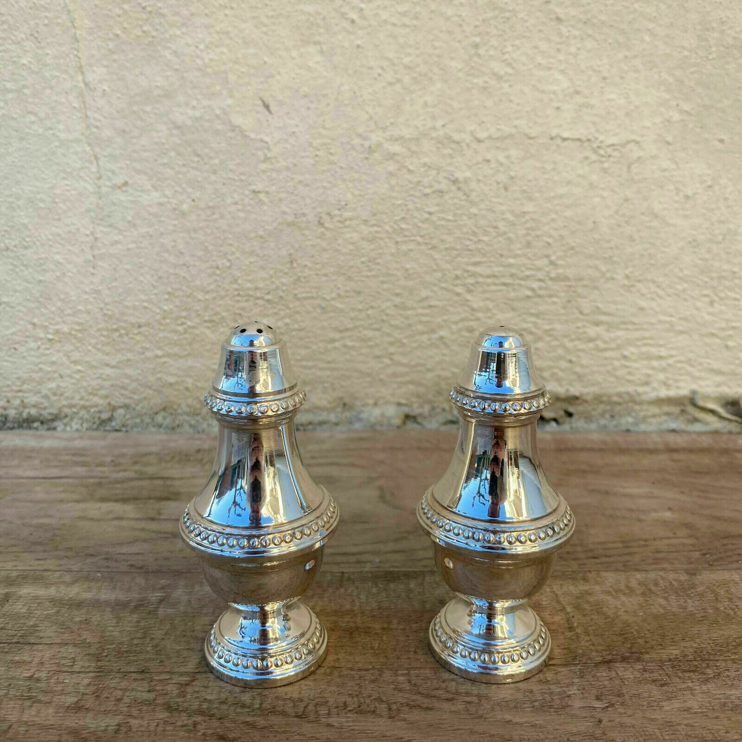 French Silver Cruet Set Salt Pepper Shakers Vintage Farmhouse 27122011 Does Not Apply