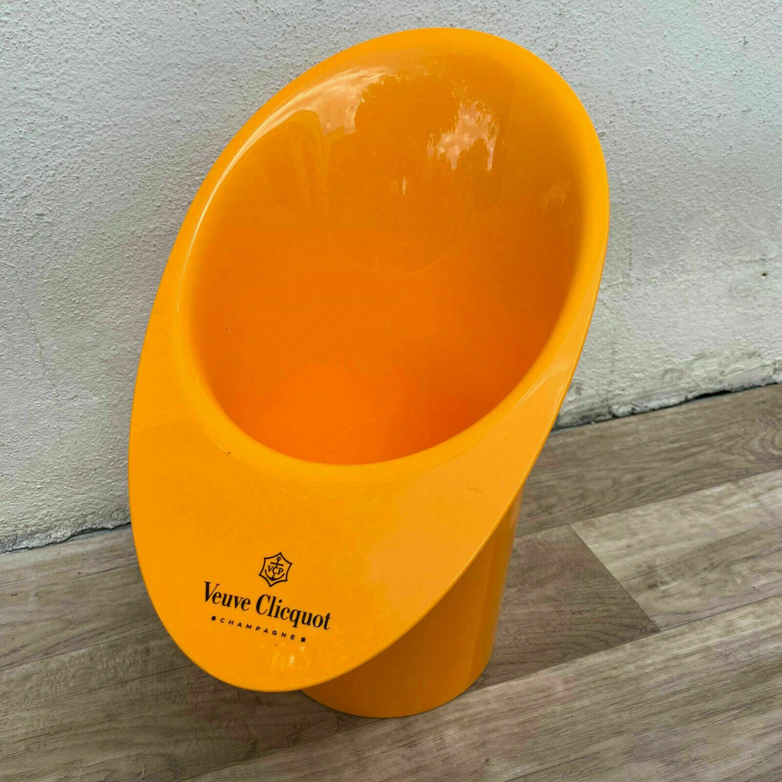 Vintage French Champagne French Ice Bucket Cooler Orange VEUVE CLICQUOT 1807211 - Fleamarketfrance