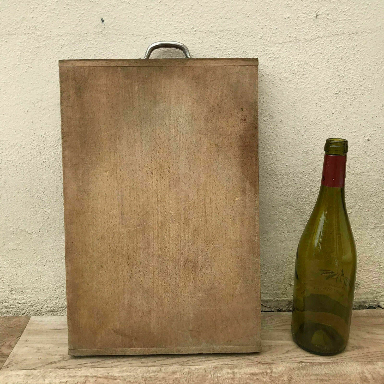 ANTIQUE VINTAGE FRENCH BREAD OR CHOPPING CUTTING BOARD WOOD 0706186 Unbranded