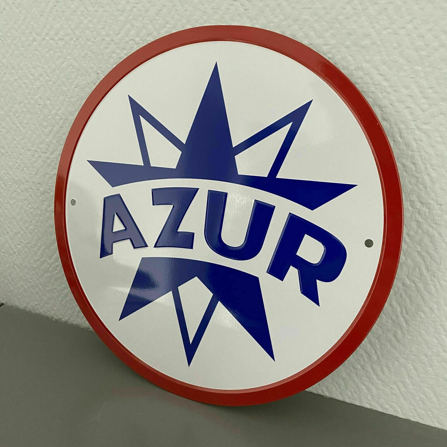 AZUR French Vintage Automotive Metal Sign Car Garage Wall Decor 2509209 AZUR