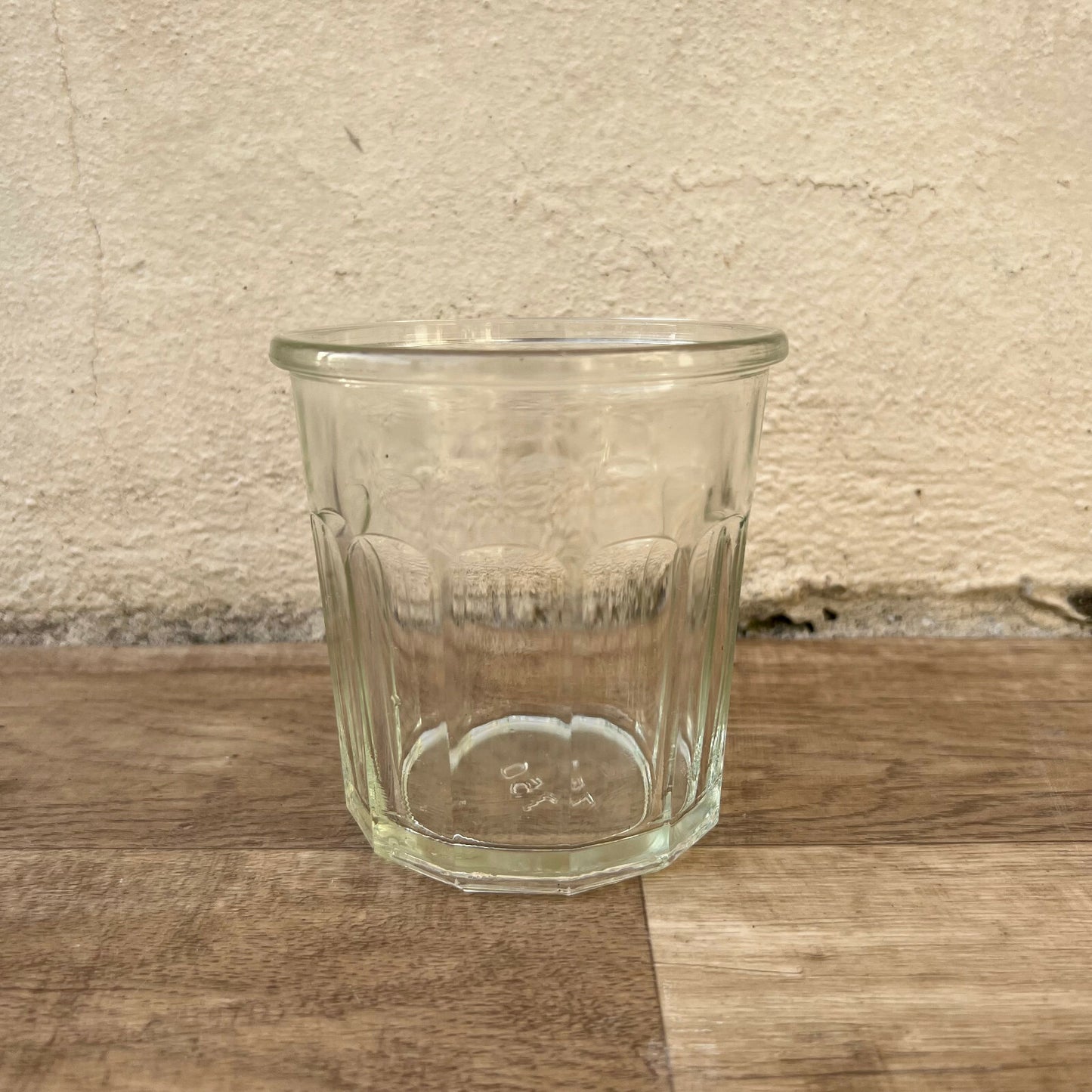French Faceted Glass Jar Vintage Preserve Pot Container 750ml 0104251 Fleamarketfrance