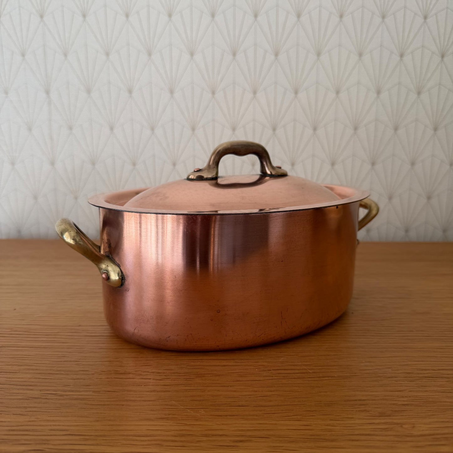 Vintage French Copper Gaillard Stock Pot Professional Cookware 1803262 Fleamarketfrance
