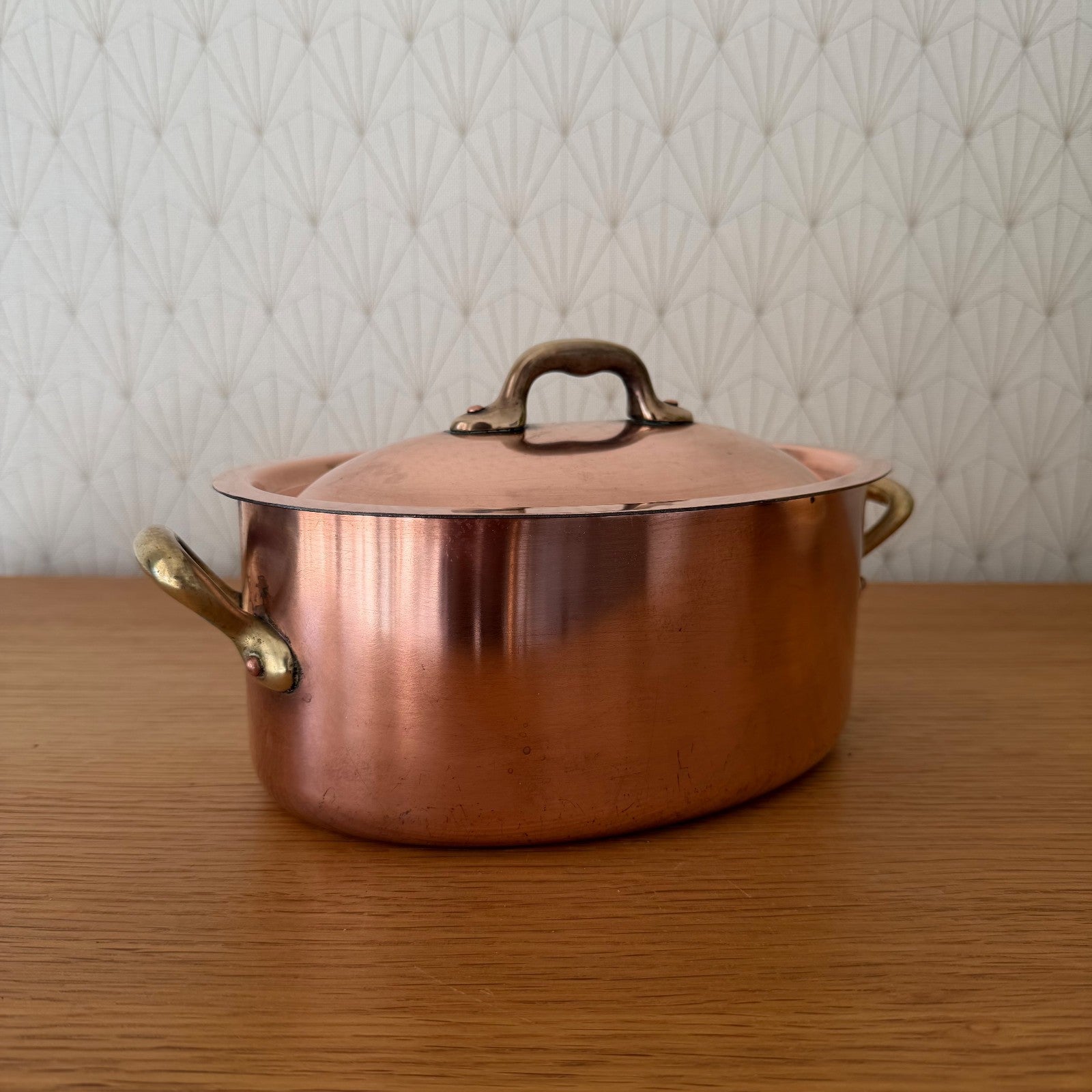 Vintage French Copper Gaillard Stock Pot Professional Cookware 1803262 Fleamarketfrance