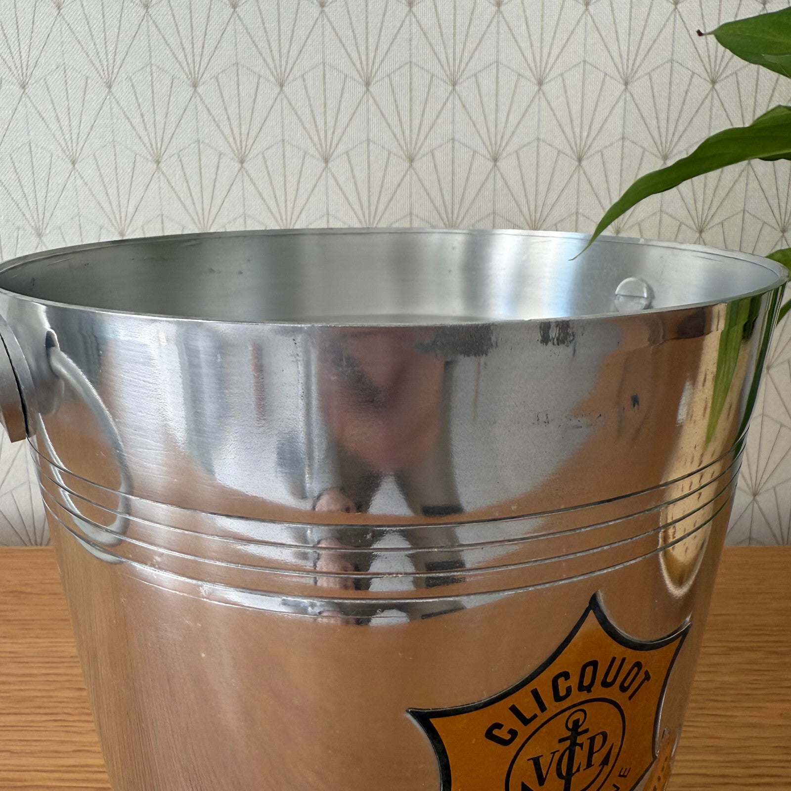 Vintage Champagne Ice Bucket Veuve Clicquot French Cooler VCP 0904258 Veuve Clicquot