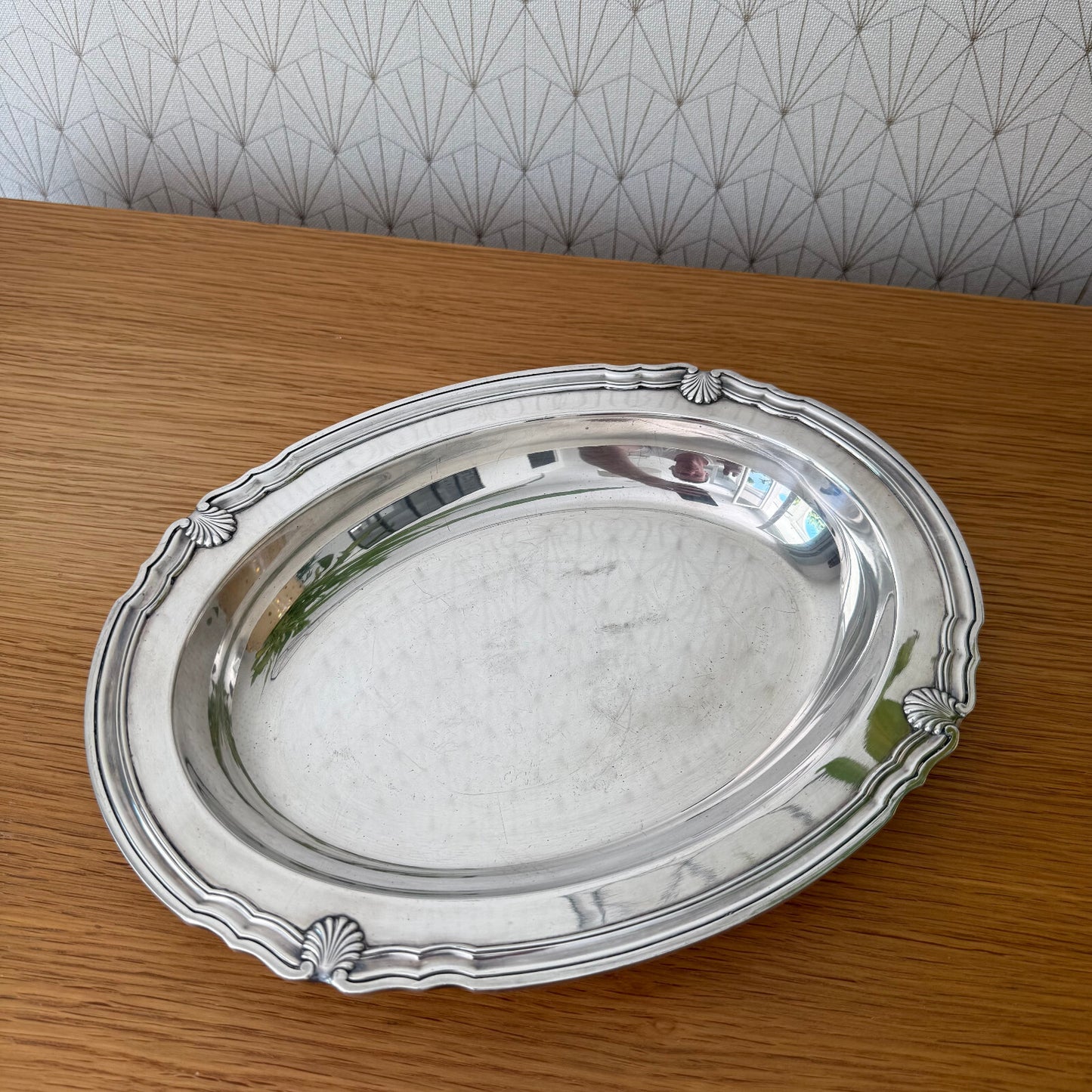 VINTAGE CHRISTOFLE GALLIA SILVER PLATED SERVING PLATE 0905257 Christofle