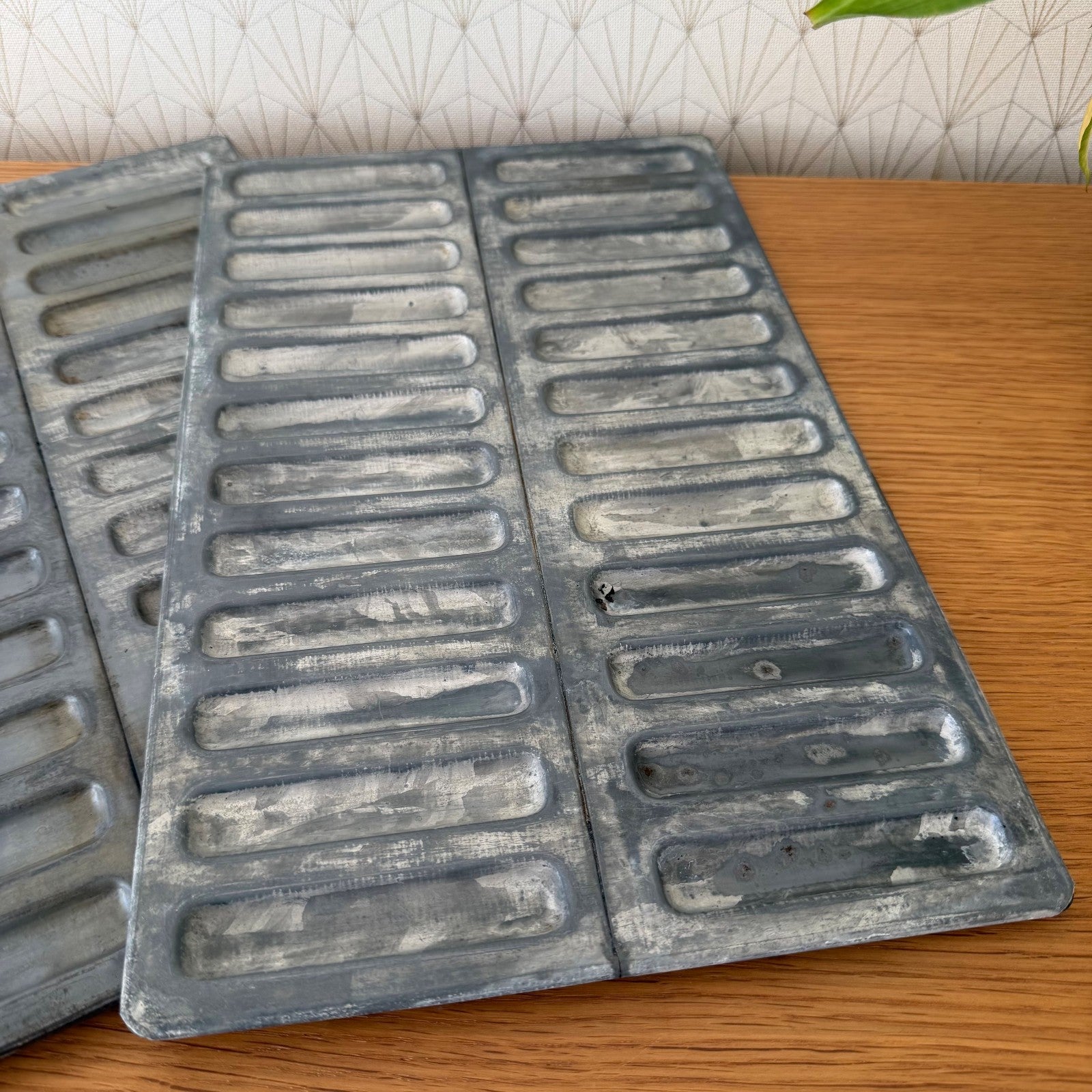 French Baking Molds Langue De Chat Cookie Tins Vintage Set of 3 2803267 Unbranded