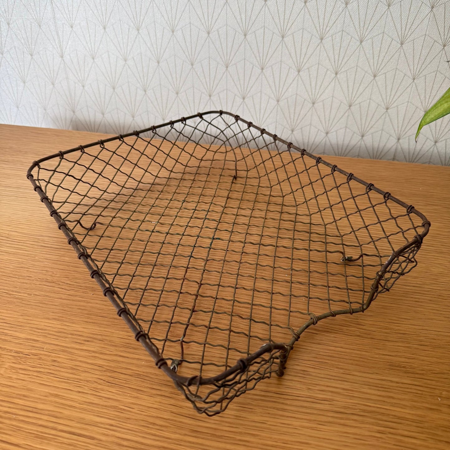French Wire Basket Vintage Metal Desktop File Storage Tray 04072517 Unbranded