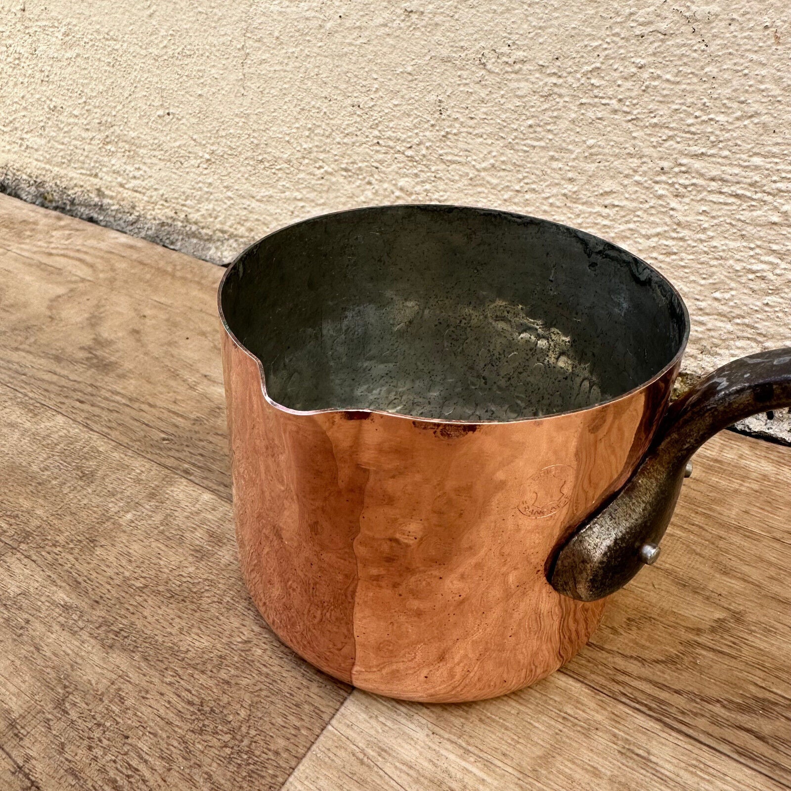 Vintage french copper pan sauce pan made in france 12092414 - Fleamarketfrance