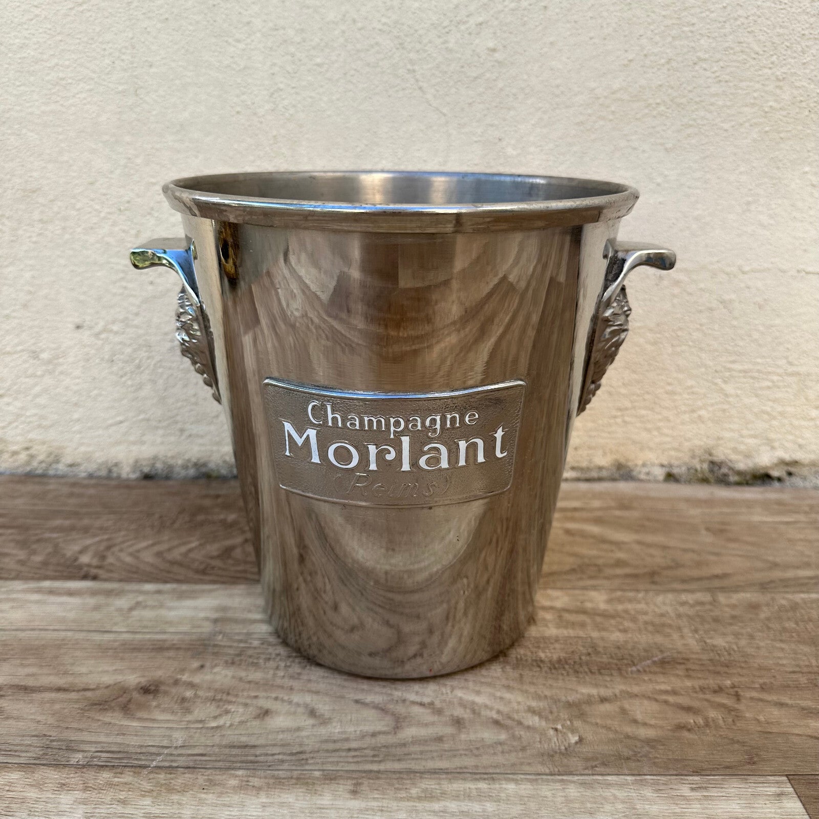 French Champagne Bucket Vintage Silverplate Morlant Wine Cooler 2711238 Morlant