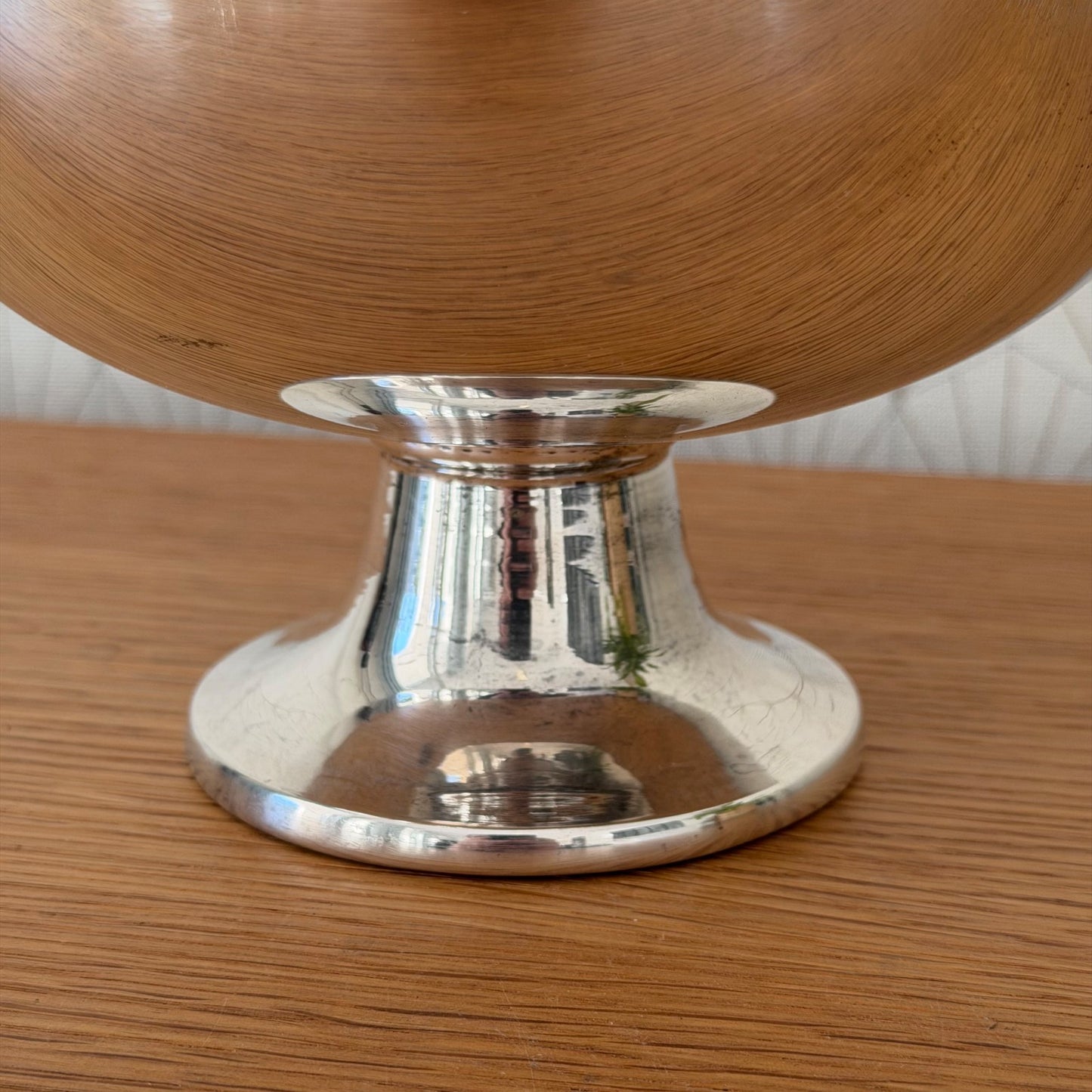 French Silverplate Compote Bowl Rope Border Pedestal Serving Dish 0202264 Fleamarketfrance