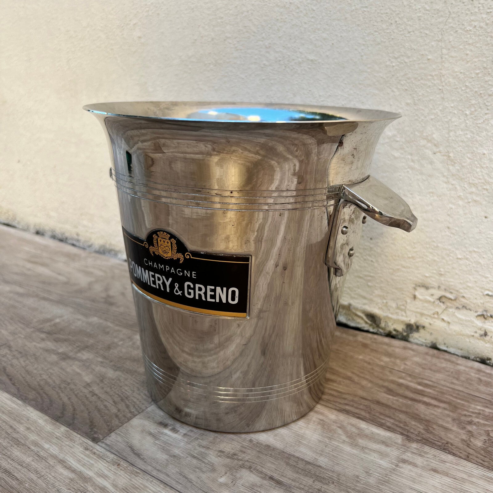 French Pommery Champagne Bucket Vintage Silver Plated Ice Cooler 21102211 Fleamarketfrance