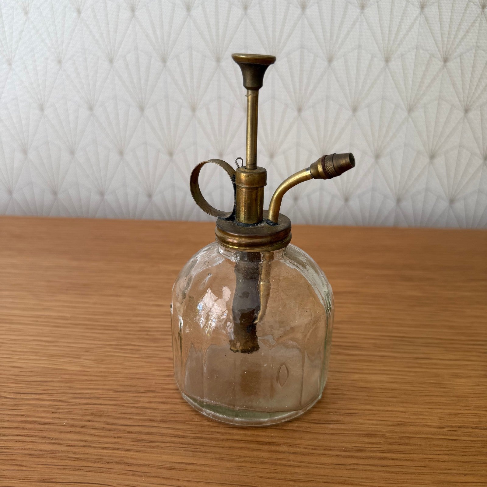 Vintage French Plant Mister Glass Brass Pump Sprayer Antique 1907254 Fleamarketfrance