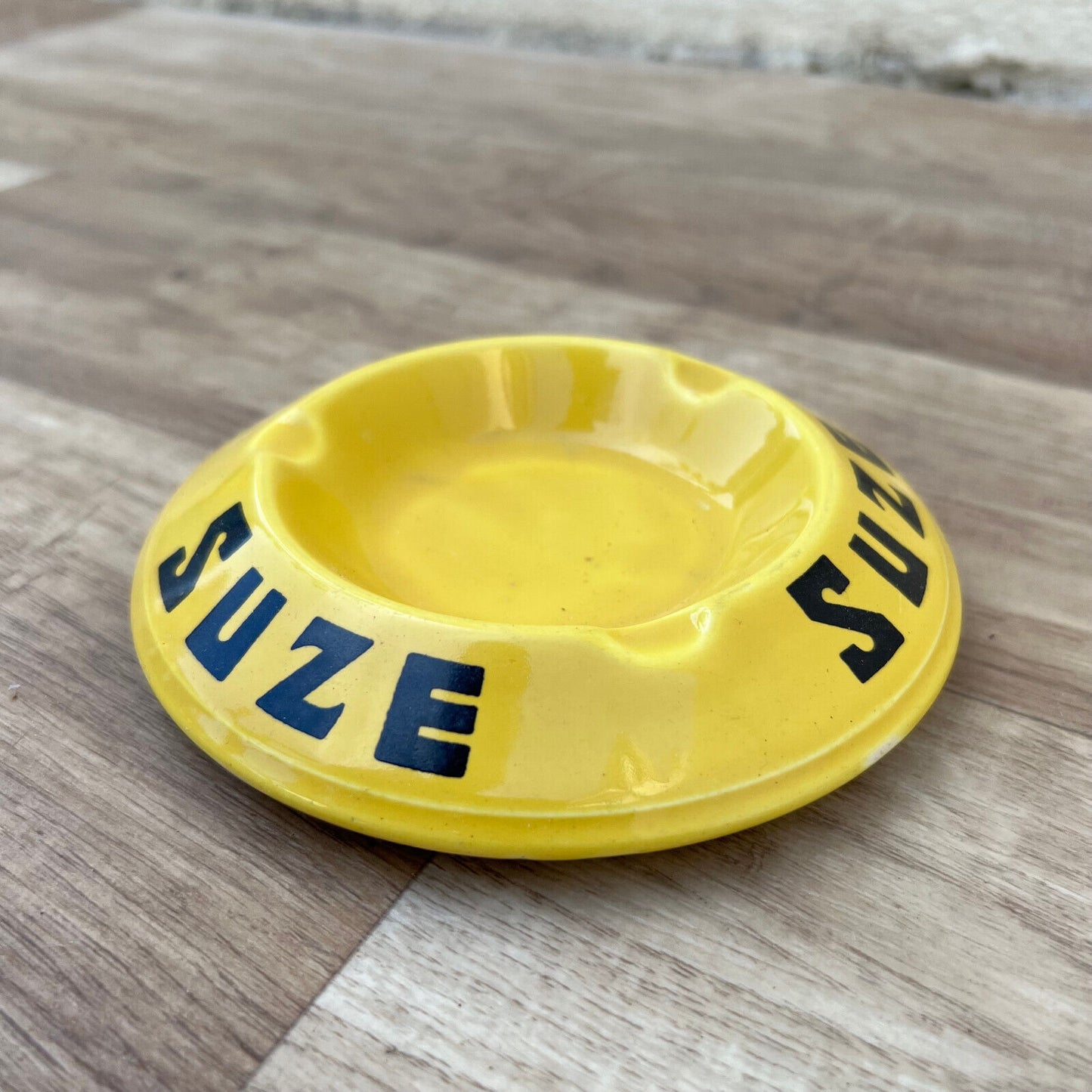 VINTAGE SUZE FRENCH ALCOHOL ASHTRAY OLDER SIGNER COINS 1512243 Fleamarketfrance