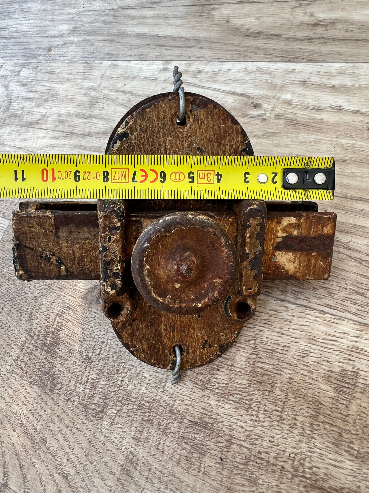 2 French Vintage Slide Door Latch Lock Bolt Country Rustic 26052220 - Fleamarketfrance