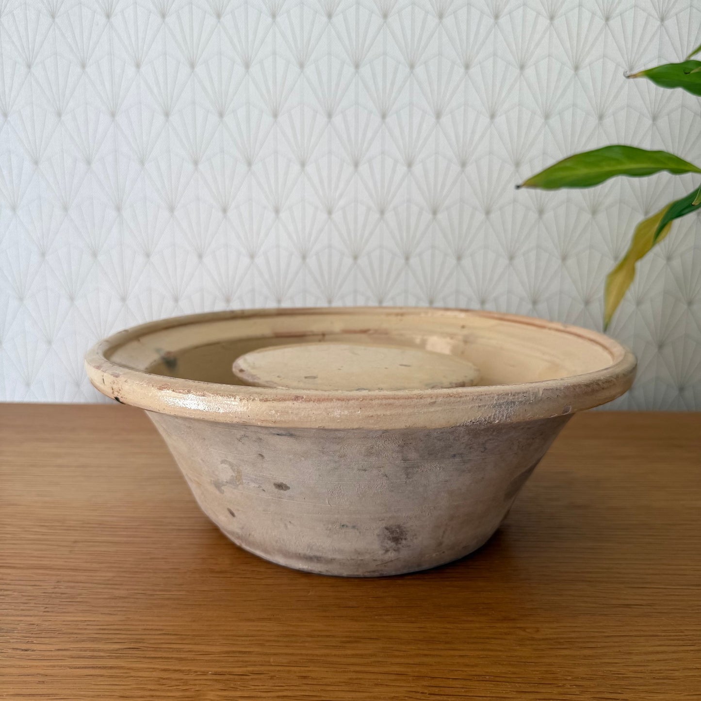 Vintage Antique glazed French Tian Stoneware Cheese Faisselle Strainer 0309257 Unknown