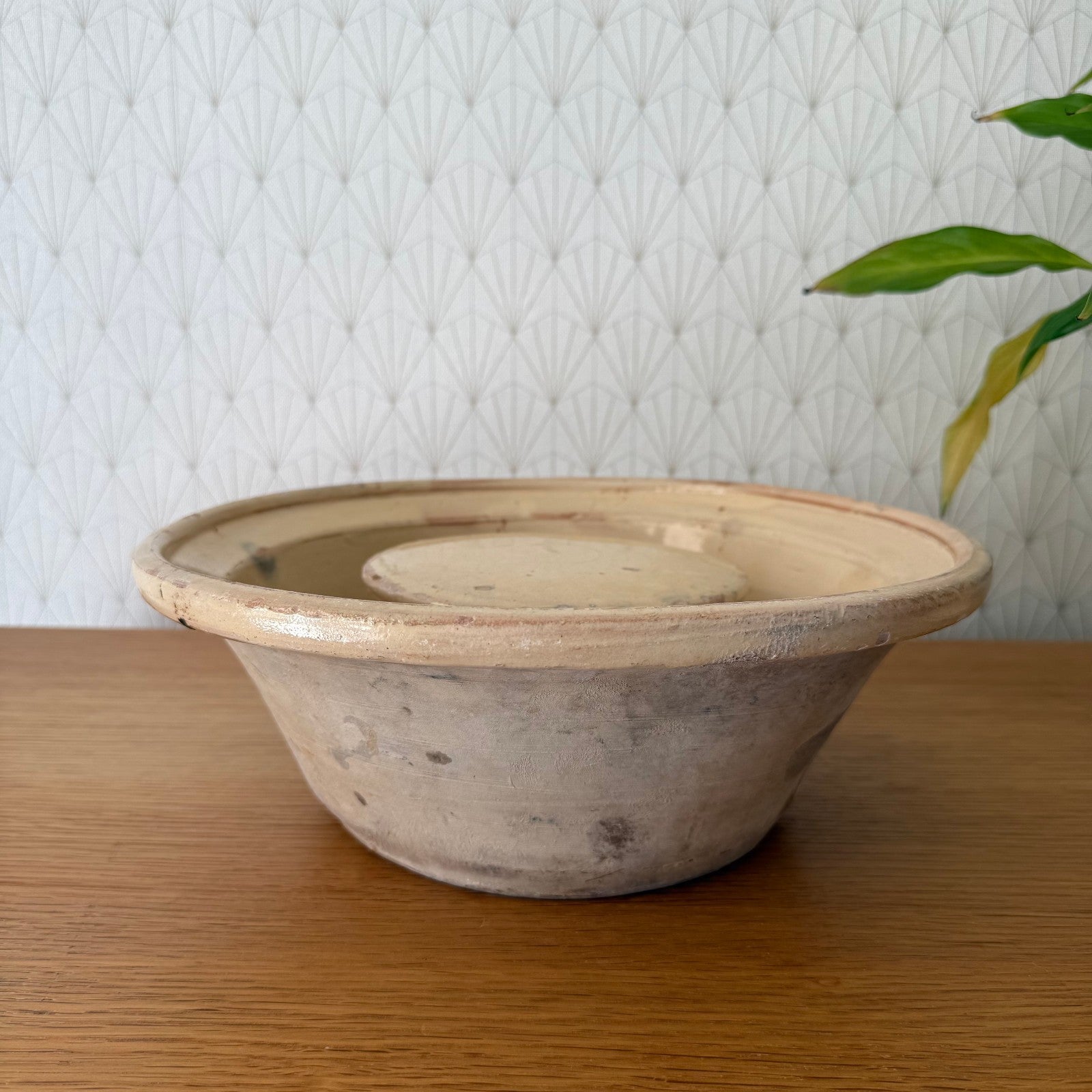 Vintage Antique glazed French Tian Stoneware Cheese Faisselle Strainer 0309257 Unknown