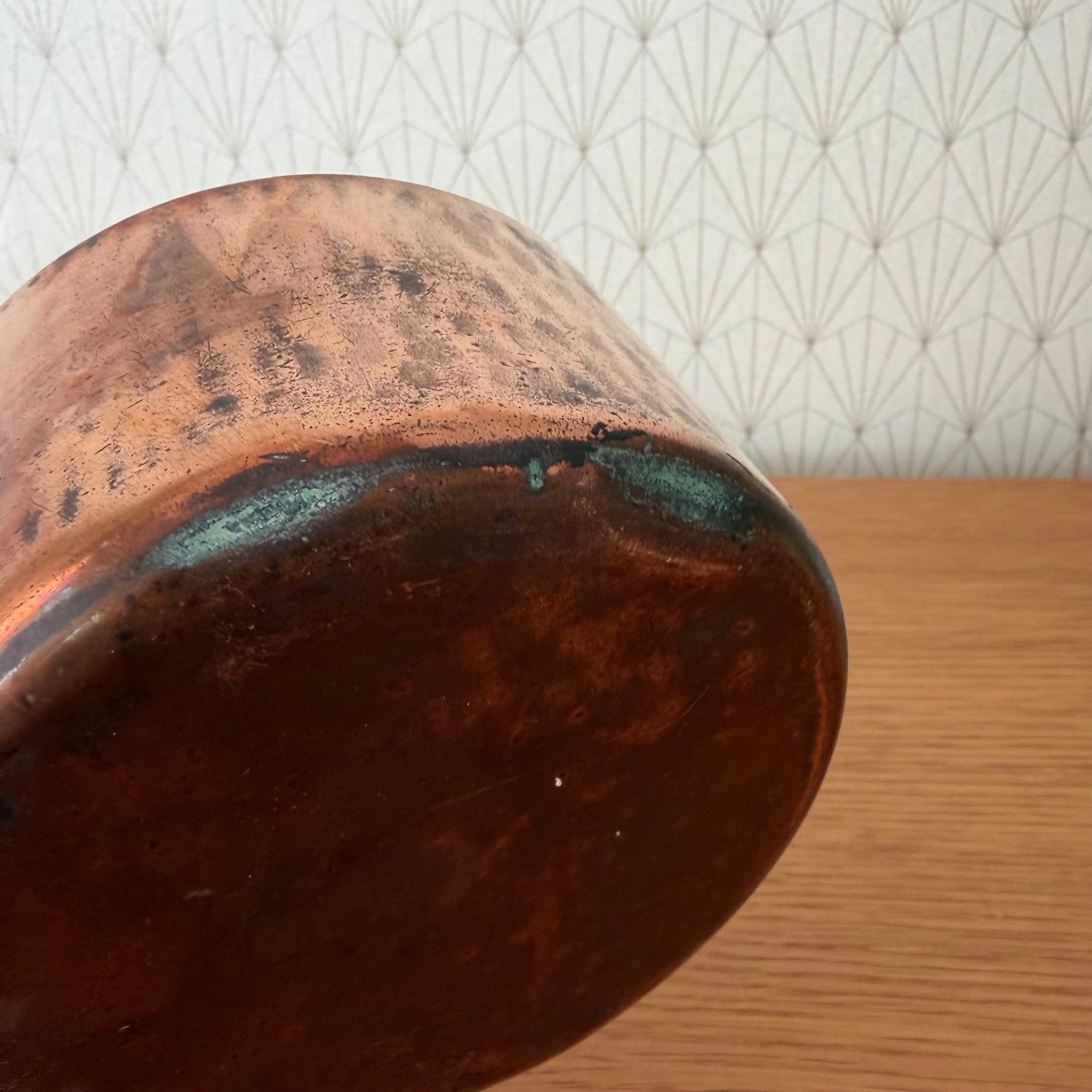 French Copper Saucepan Magasins du Louvre Paris Tin Lined Vintage 19092418 Unbranded