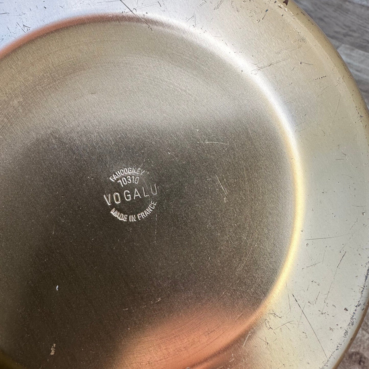 Vintage French Metal Champagne French Ice Bucket Cooler Basin ROEDERER 1302238 - Fleamarketfrance