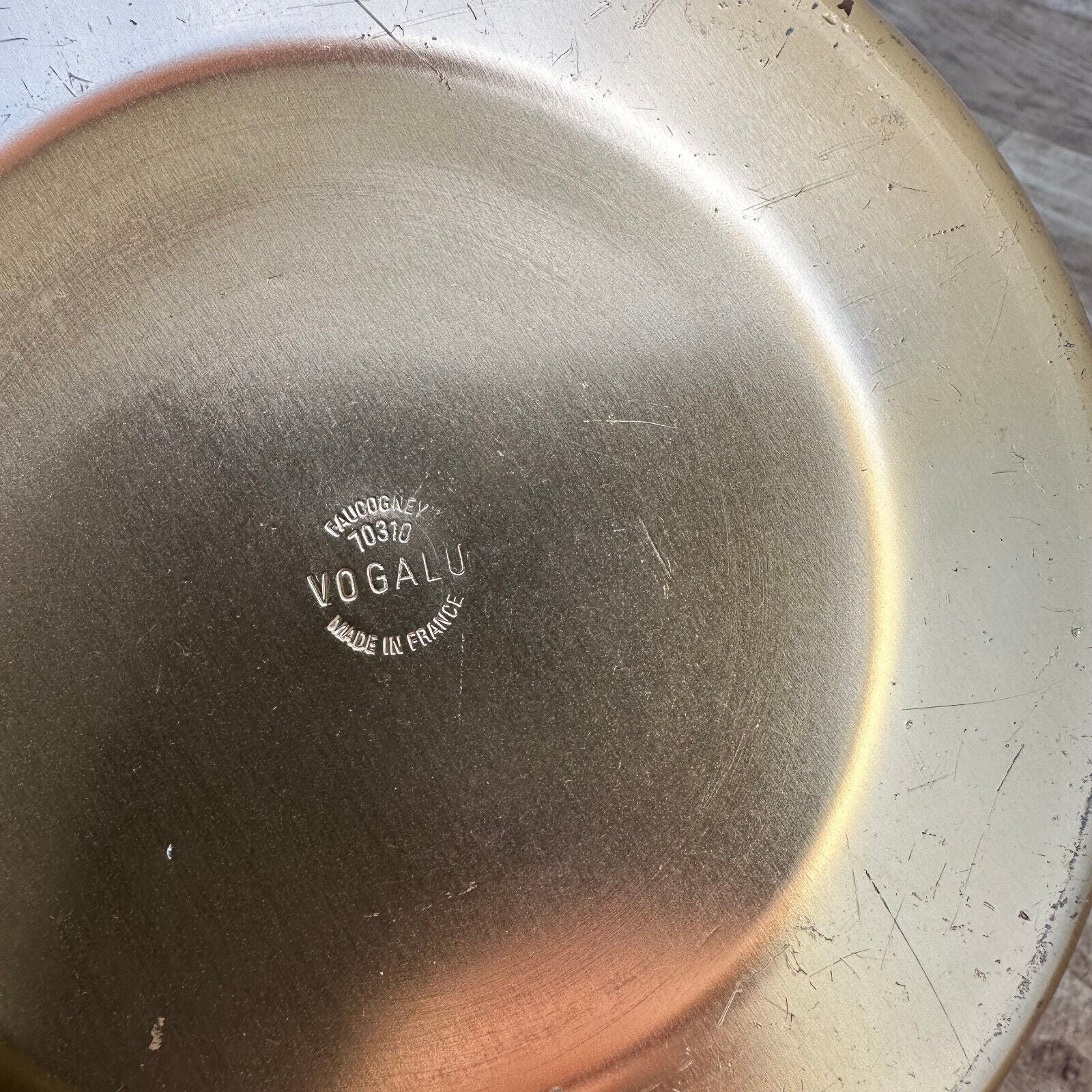 Vintage French Metal Champagne French Ice Bucket Cooler Basin ROEDERER 1302238 - Fleamarketfrance