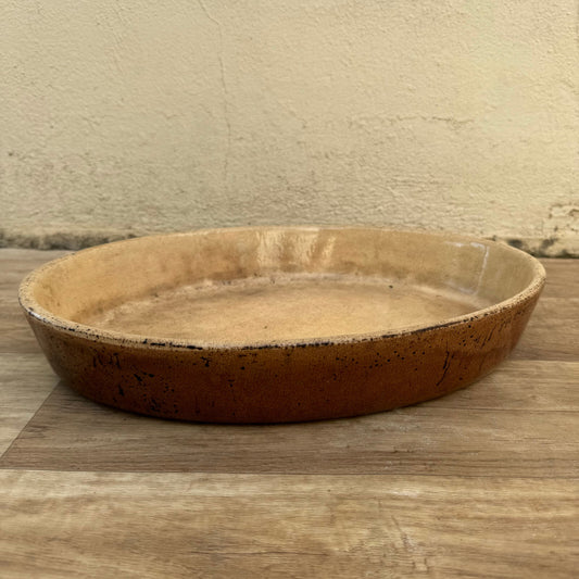 French Vintage Oval Terrine Baking Dish La Bourguignonne Stoneware 2908245 La Bourguignonne