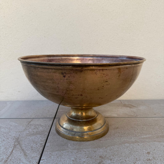 French Champagne Ice Bucket Cooler Basin LANSON BRASS DOUBLE MAGNUM 0912252 Fleamarketfrance : French vintage and antique decor