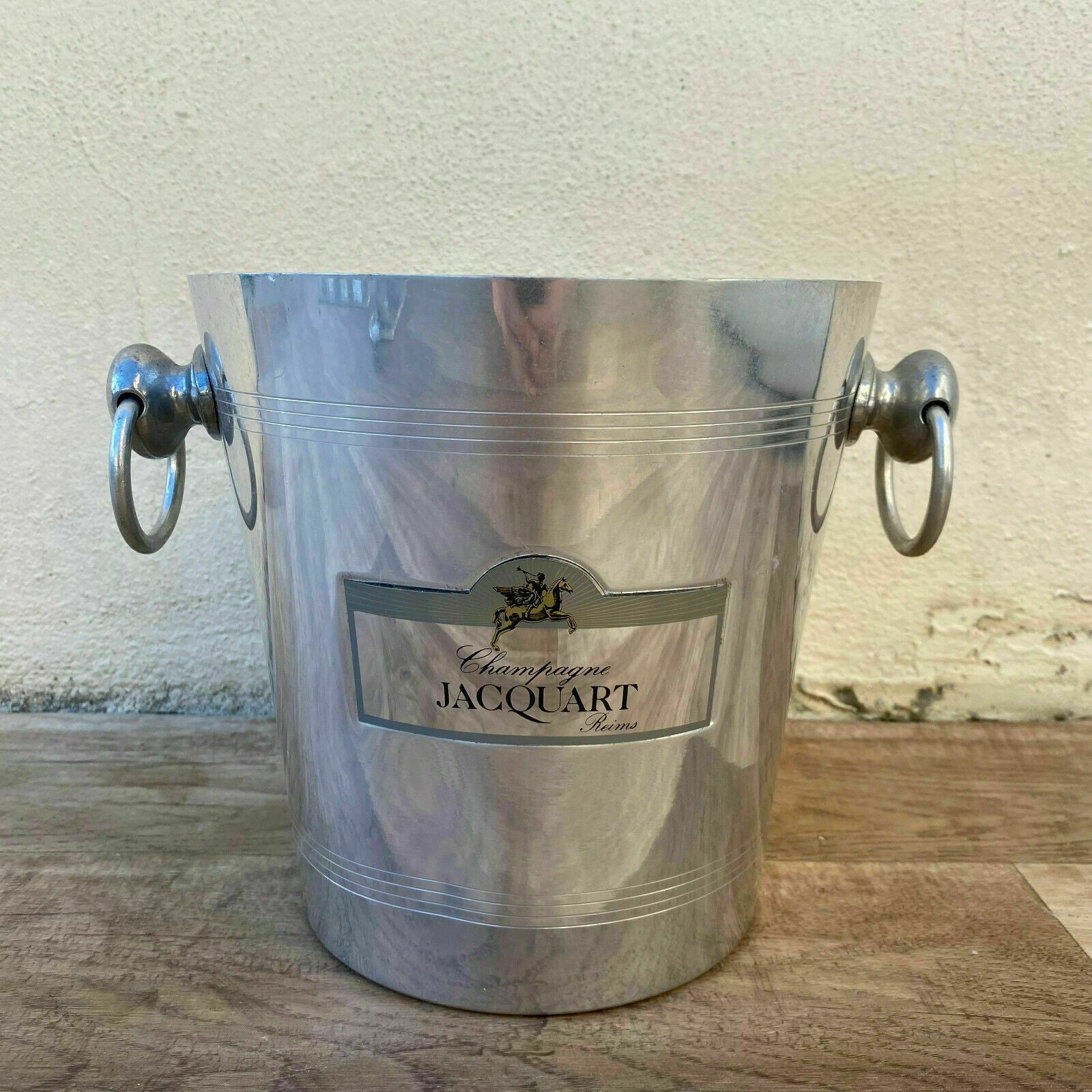 Vintage French Champagne Ice Bucket Cooler Made in France Jacquart 1811204 - Fleamarketfrance