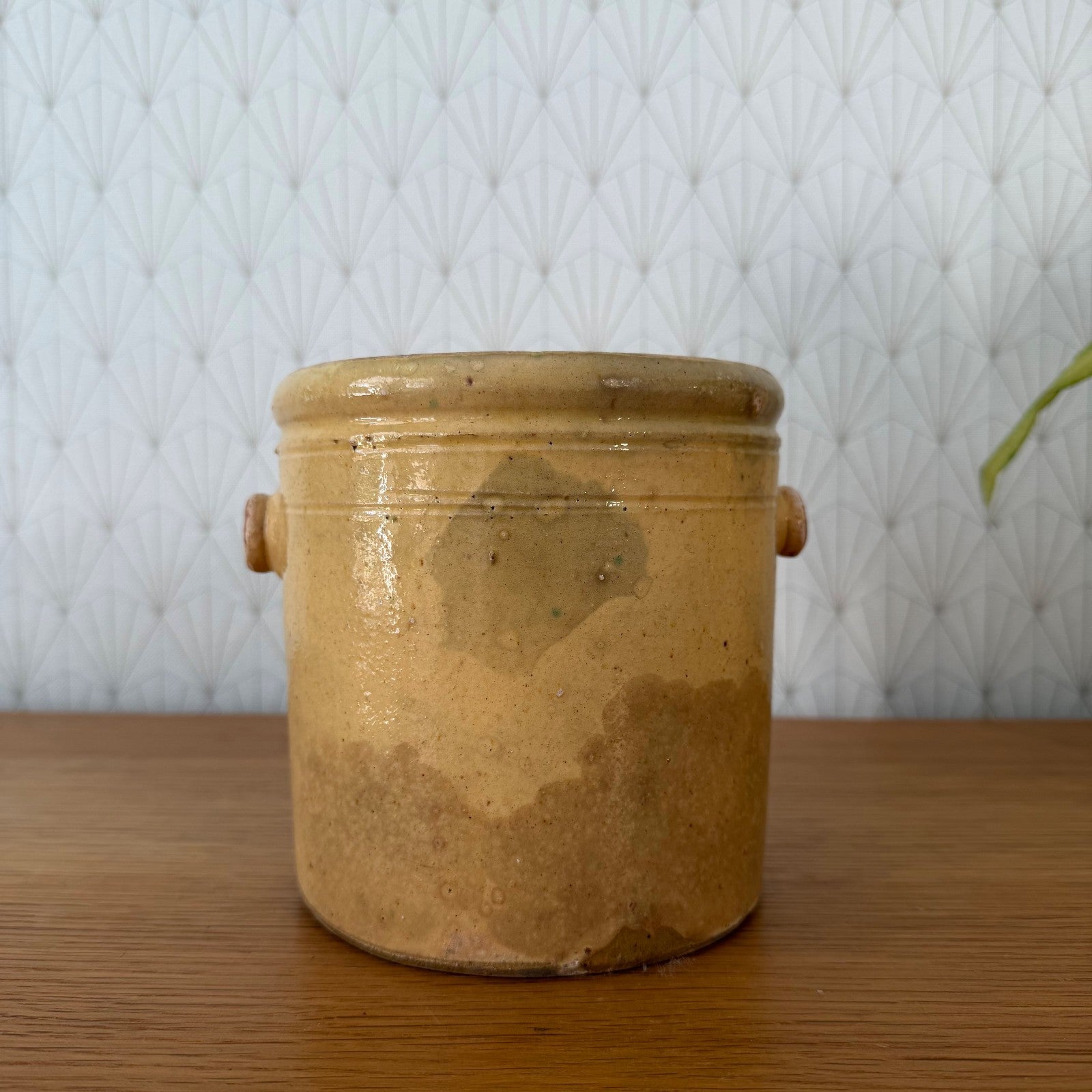 French Stoneware Jam Pot Antique Ceramic Crock 19th Century 0107262 Unbranded
