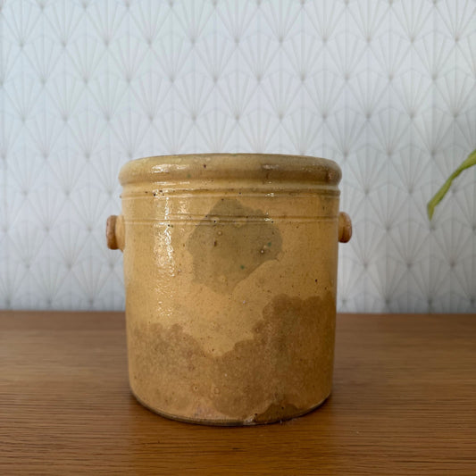 French Stoneware Jam Pot Antique Ceramic Crock 19th Century 0107262 Unbranded
