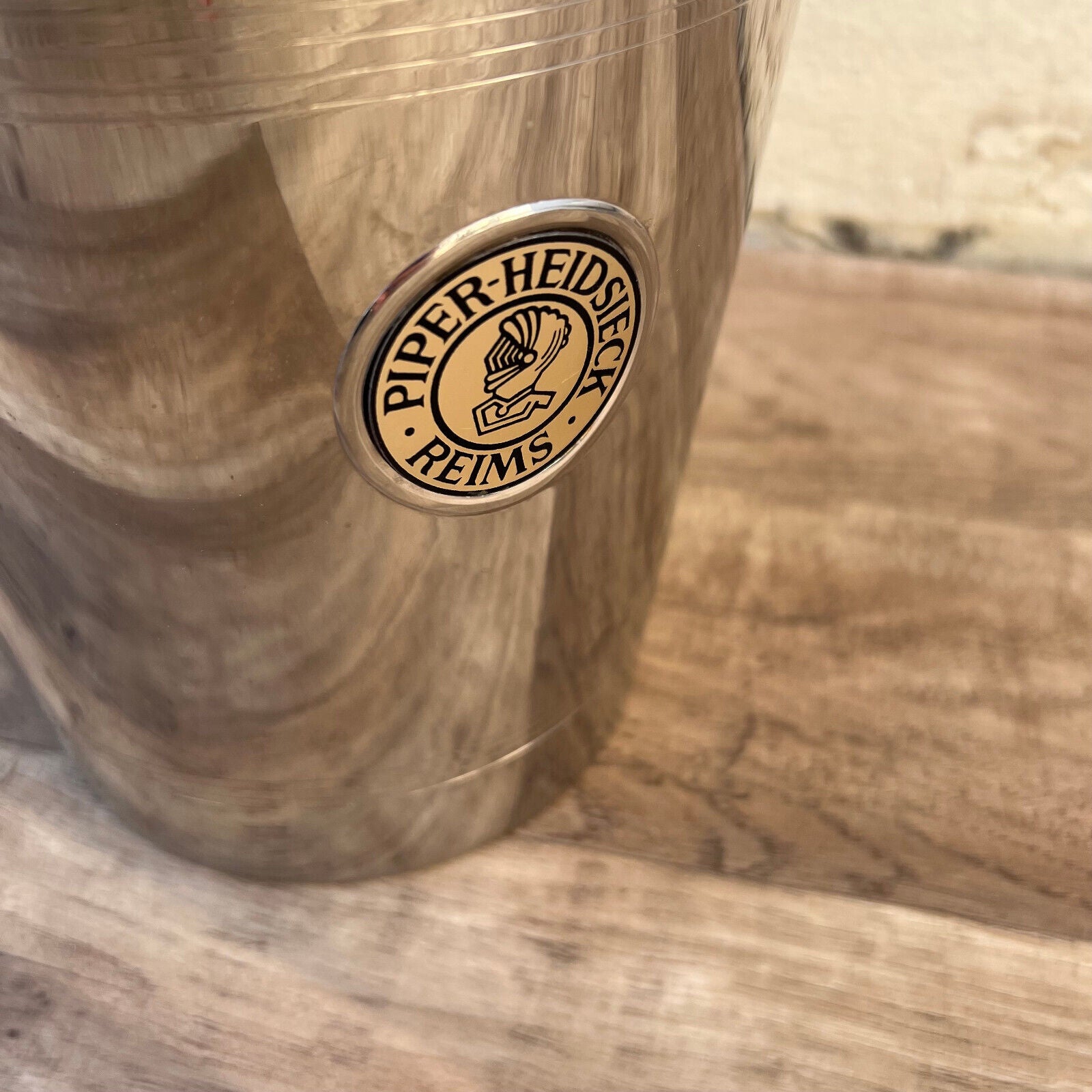 Vintage French Champagne French Ice Bucket Cooler Basin PIPER 0903255 - Fleamarketfrance