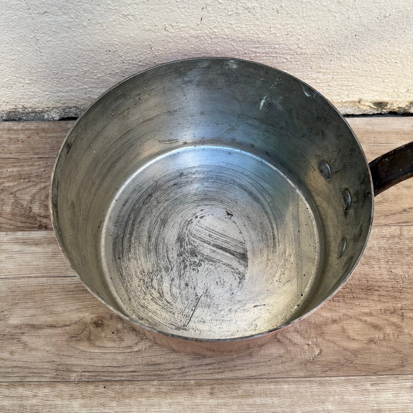 French Copper Saucepan Matillon Tinned Interior 20.5cm Vintage 0211236 Unbranded