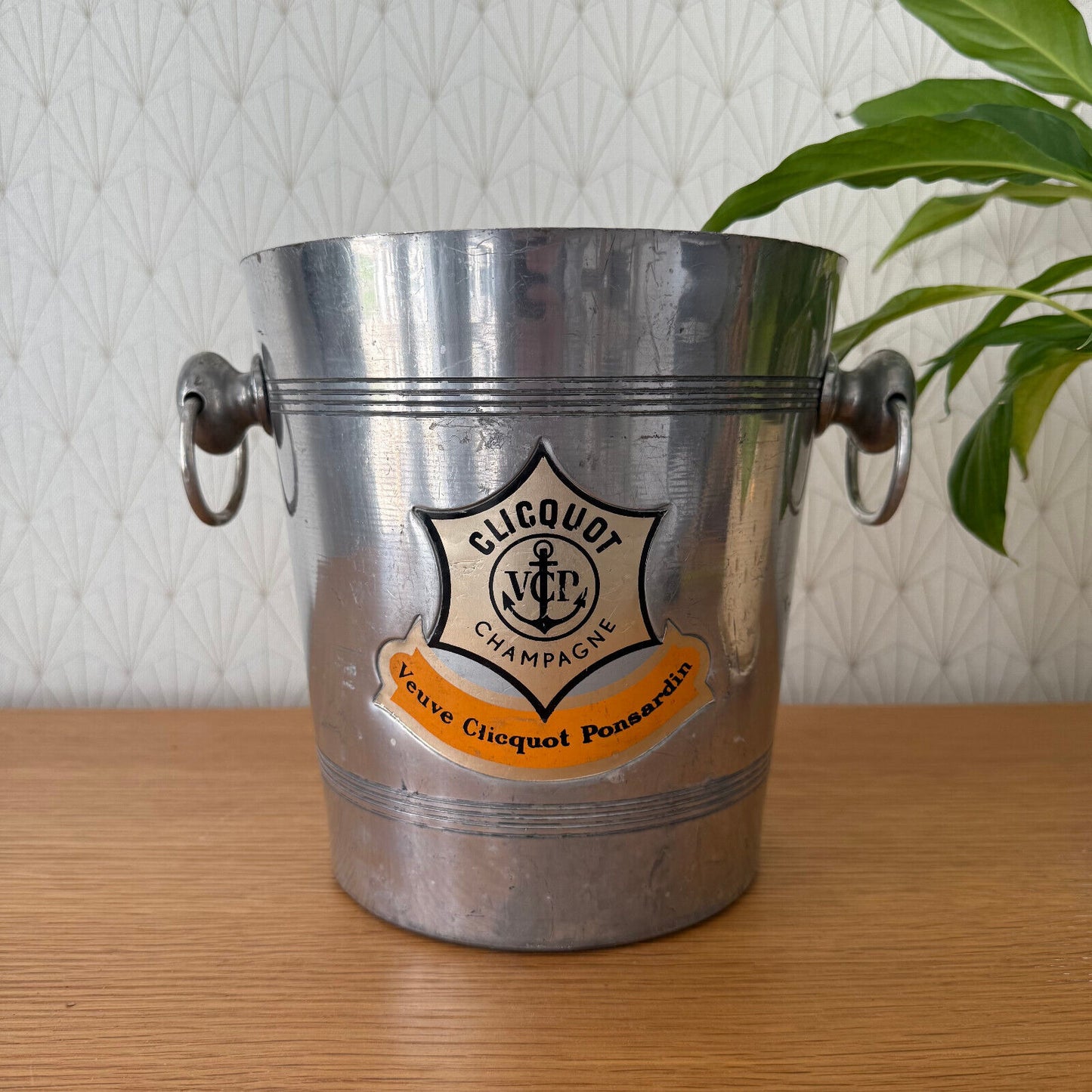 Vintage French Champagne Ice Bucket Cooler Made France VEUVE CLICQUOT 09042513