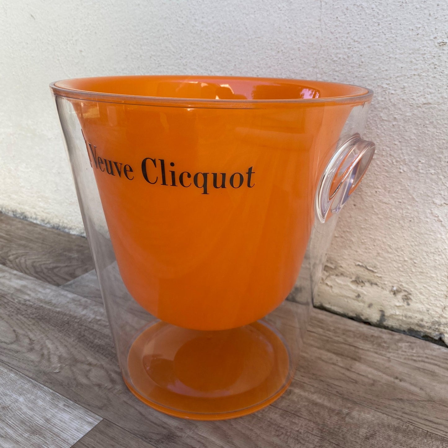 Vintage French Veuve Clicquot Champagne Ice Bucket Polycarbonate 2802252 Veuve Clicquot