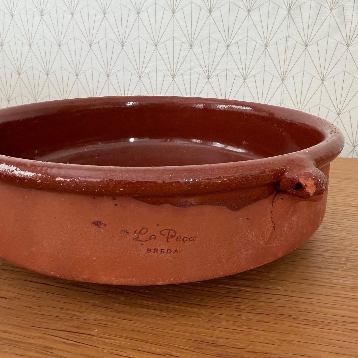 French Terracotta Tian Bowl Provence Vintage Pottery 04092622