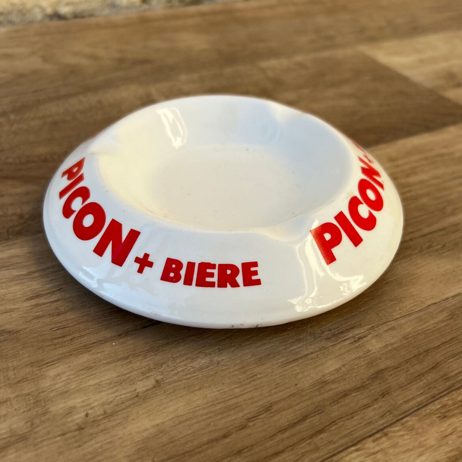 VINTAGE PICON FRENCH ALCOHOL ASHTRAY OLDER SIGNER COINS 1012222 Fleamarketfrance
