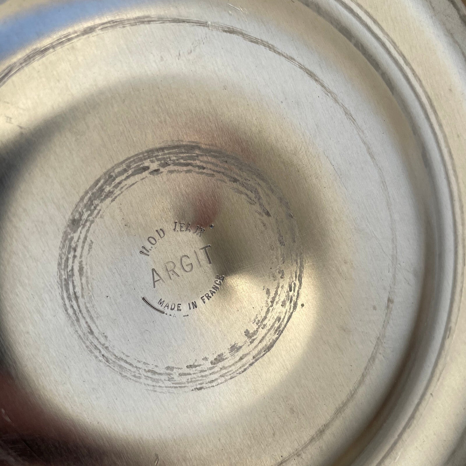 French Champagne Ice Bucket MERCIER Vintage Silver Metal Cooler 1403251 Fleamarketfrance